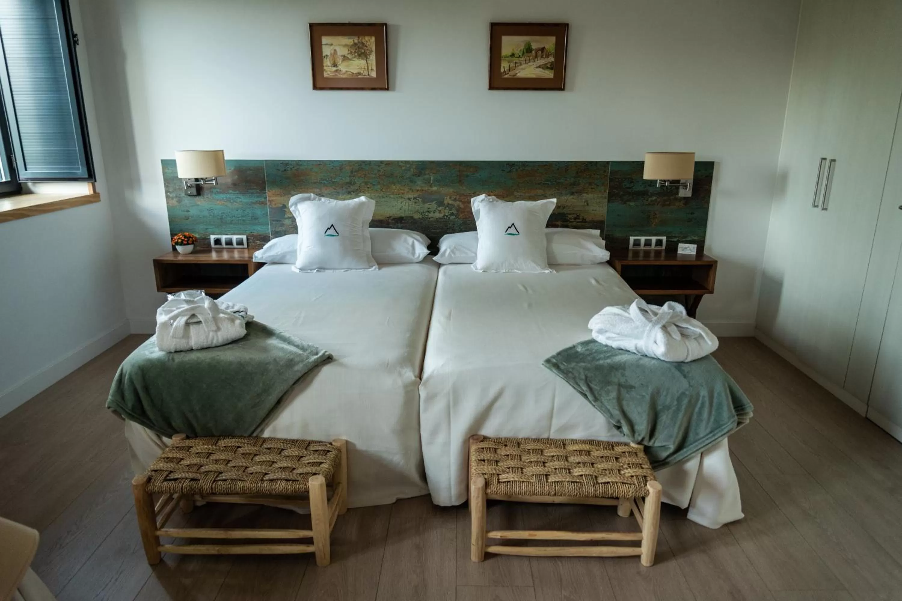 Bed in The Rock Suites & Spa