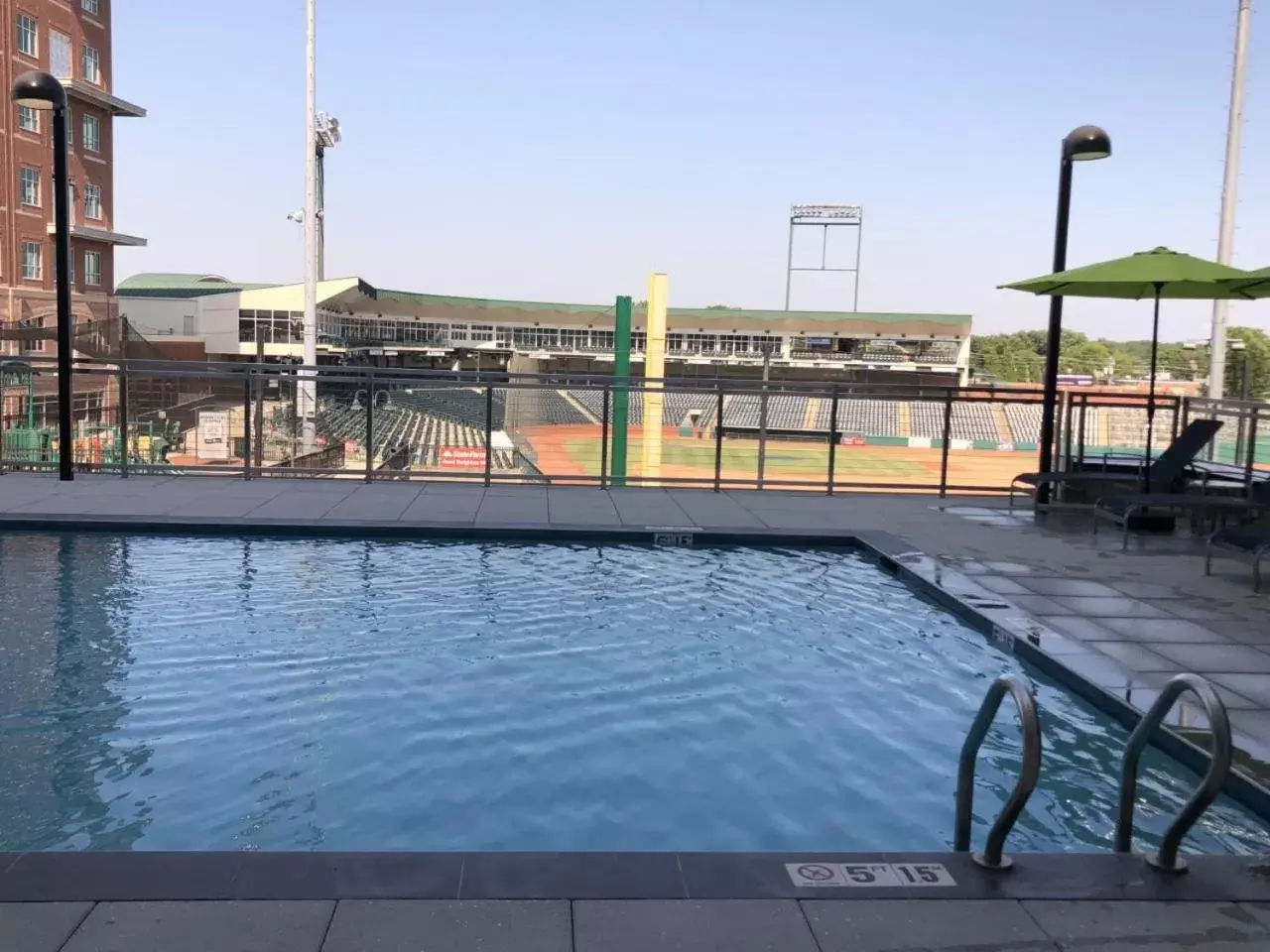 Patio, Swimming Pool in Hyatt Place Greensboro Downtown