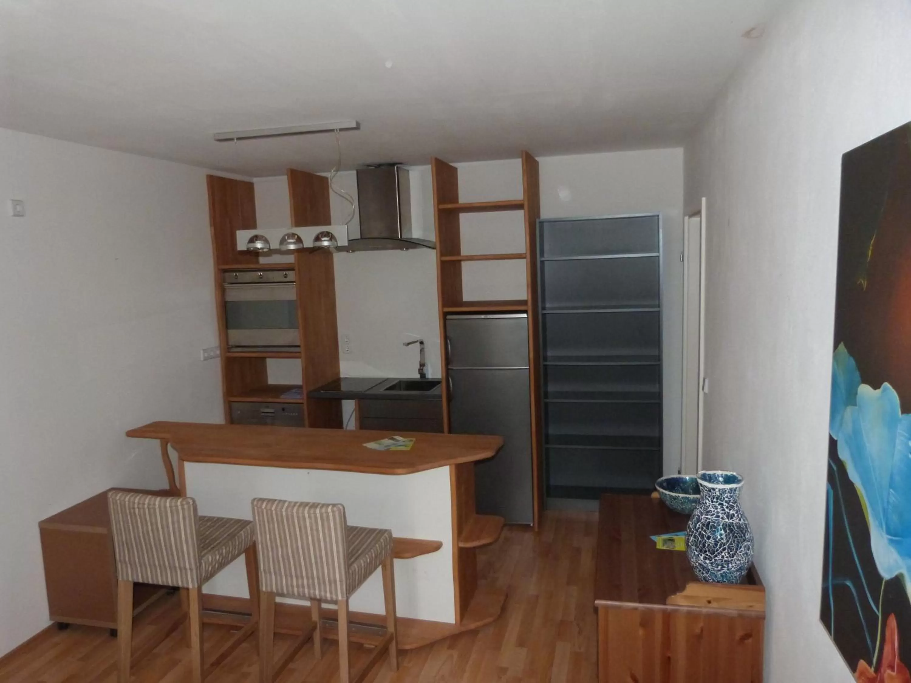 Kitchen or kitchenette in Gästehaus Schloss Plaue