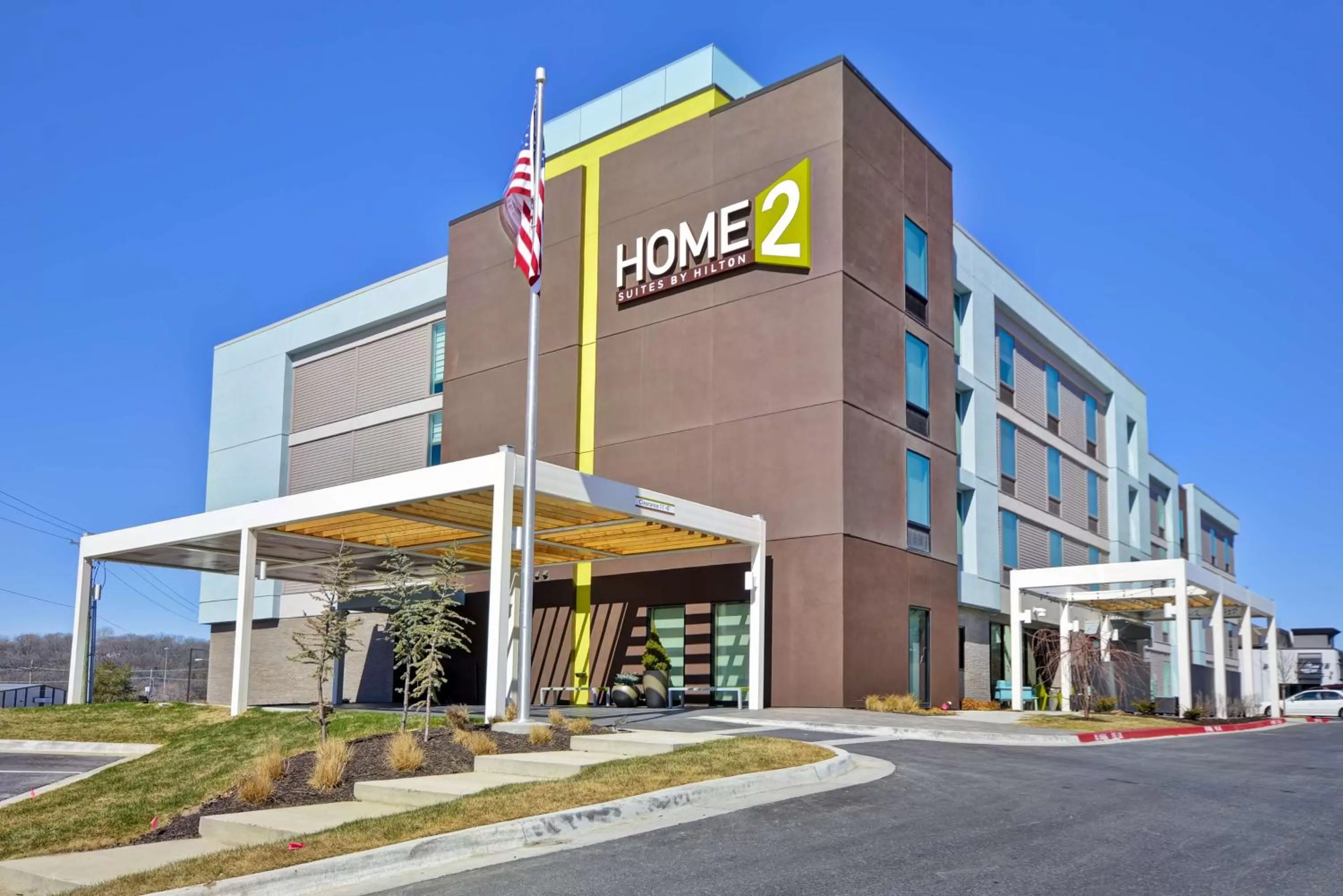 Property building in Home2 Suites by Hilton Kansas City KU Medical Center