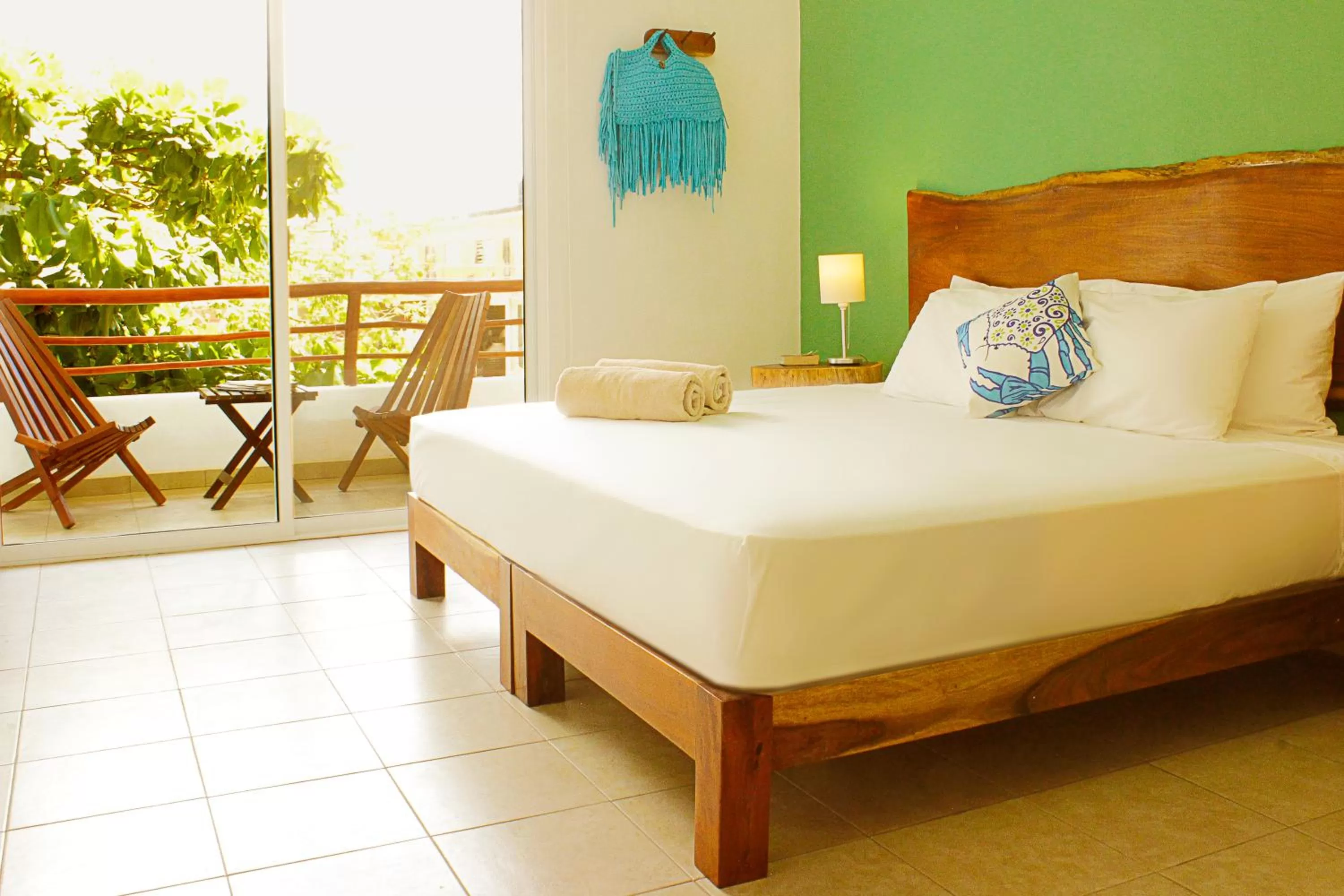 Photo of the whole room, Bed in La Palmita Budget Boutique Hotel