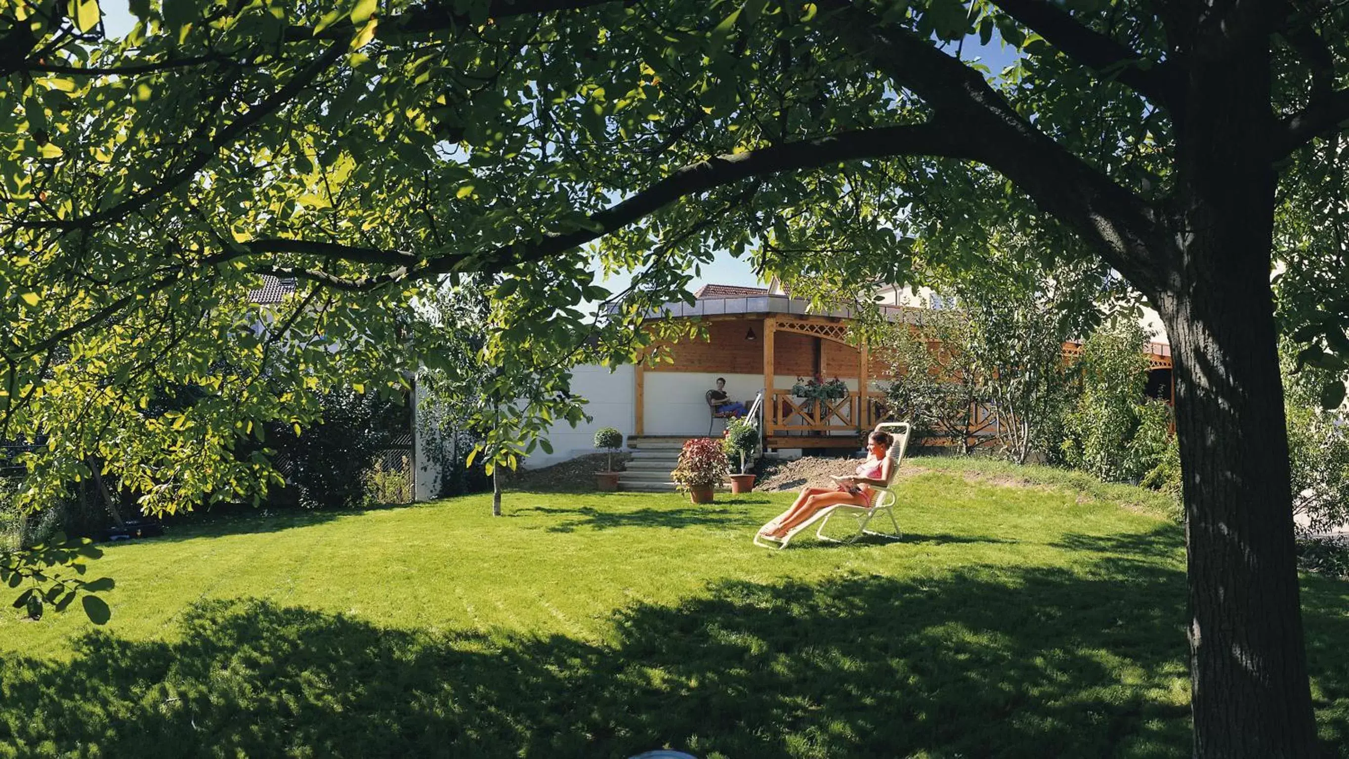 Garden in Hotel Zum Schiff