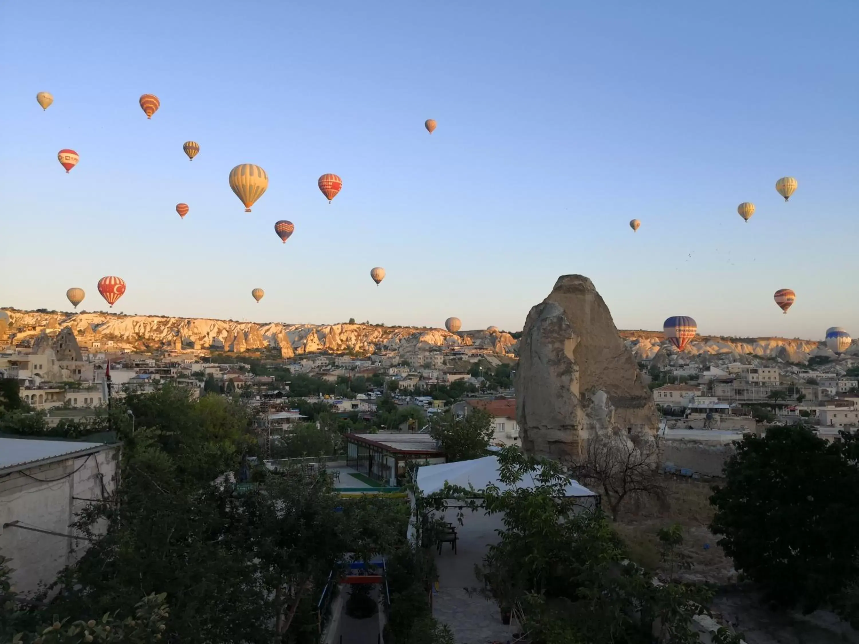 Bird's eye view in Roc Of Cappadocia Bird's eye view in Roc Of Cappadocia