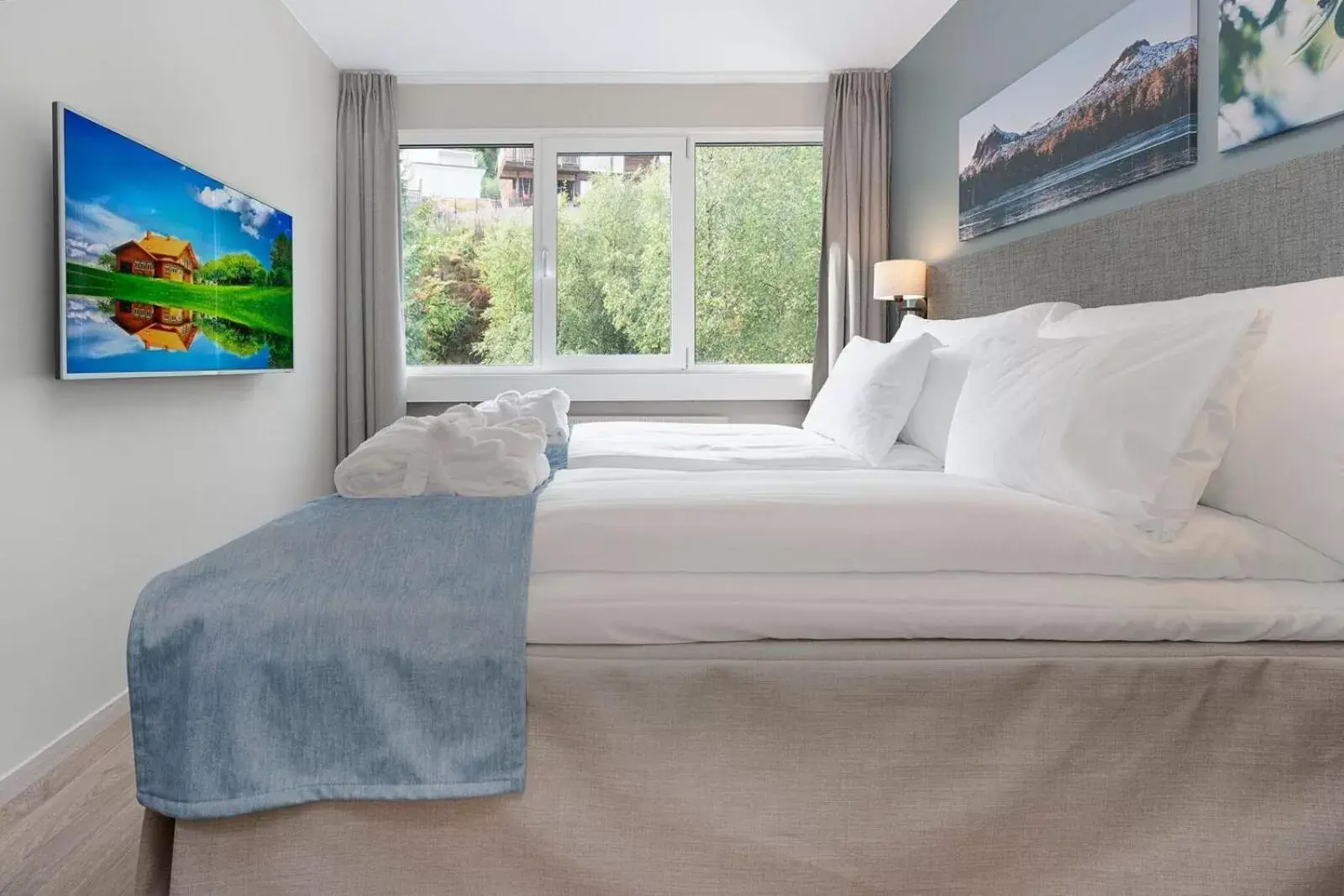 Bedroom, Bed in Førde Hotel - Unike Hoteller Bedroom, Bed in Førde Hotel - Unike Hoteller