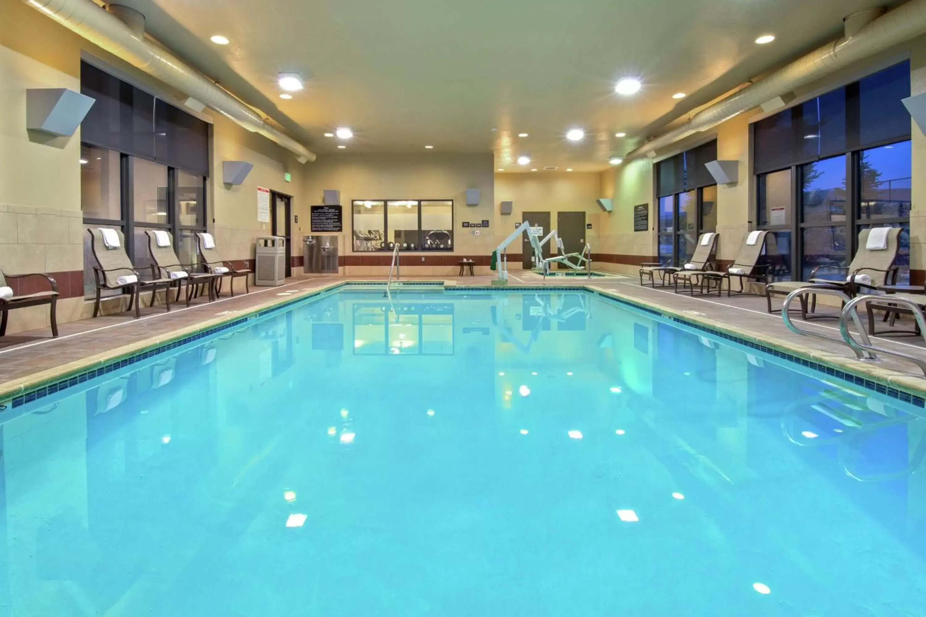 Pool view, Swimming Pool in Hampton Inn & Suites Spokane Valley