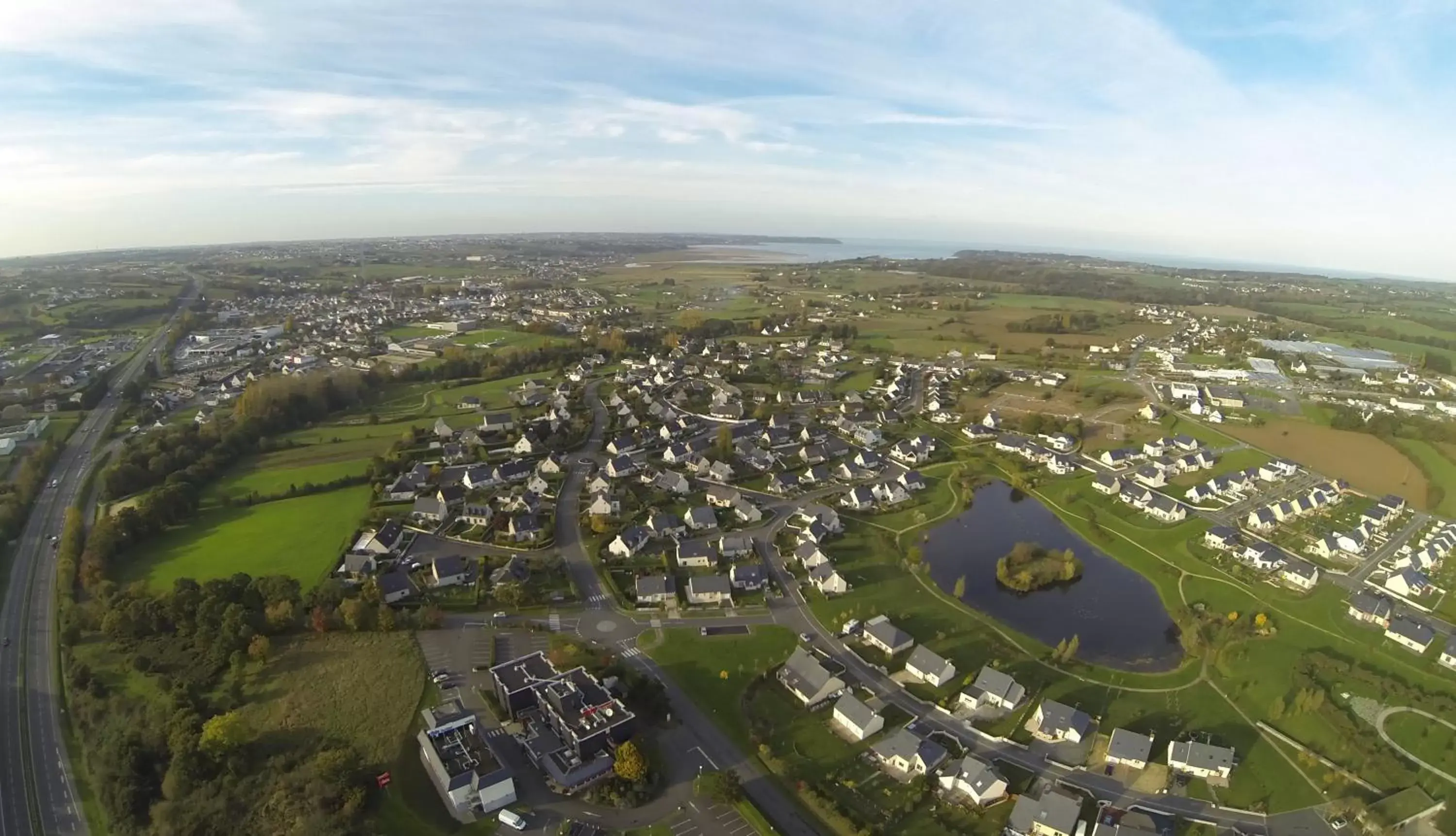 Neighbourhood, Bird's-eye View in ibis Saint Brieuc Yffiniac