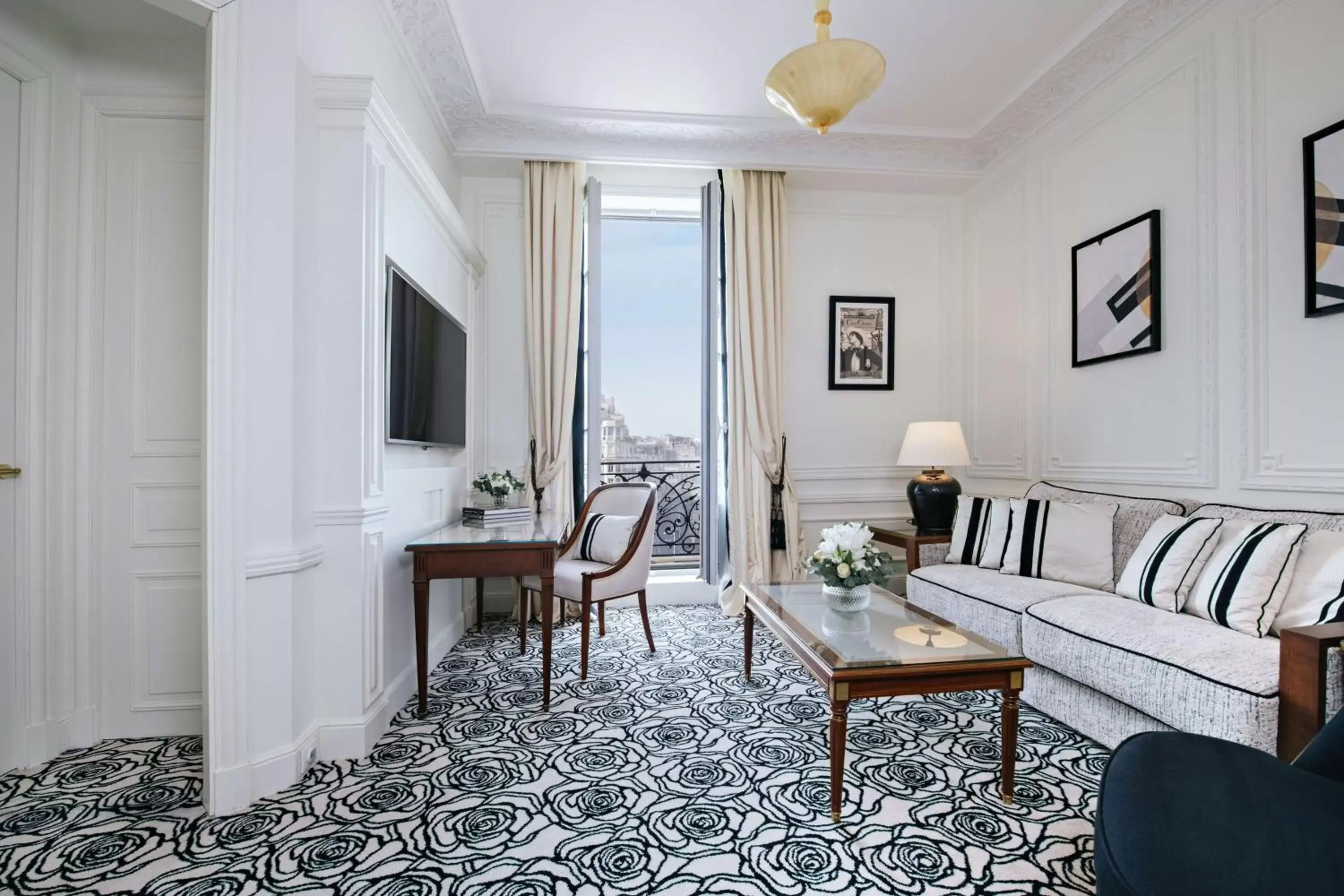 Photo of the whole room, Seating Area in Hôtel du Palais Biarritz, in The Unbound Collection by Hyatt