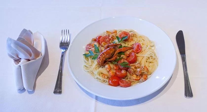 Food close-up in Locanda del Lago Rosmunda
