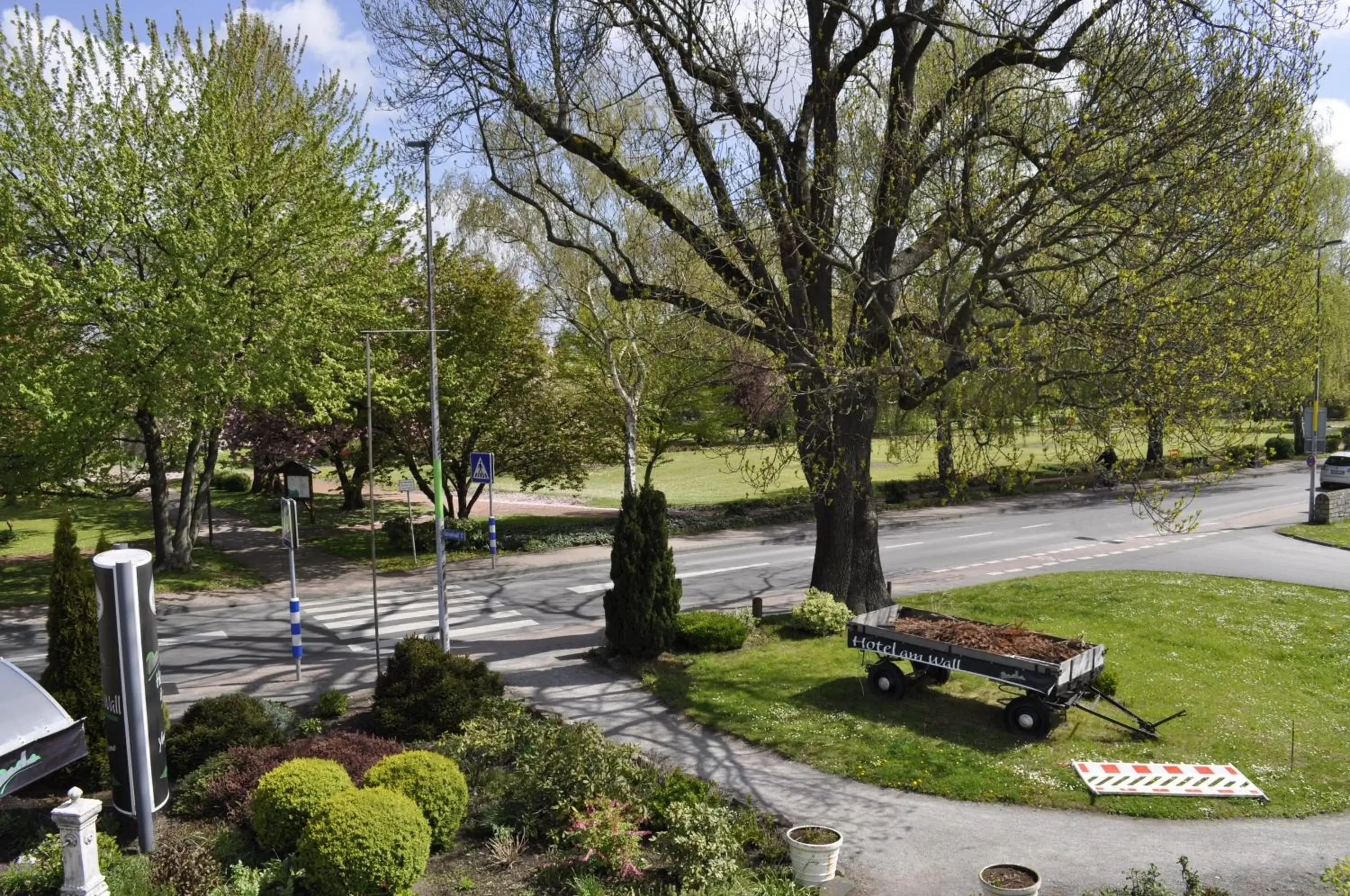 Garden view, Garden in Hotel am Wall