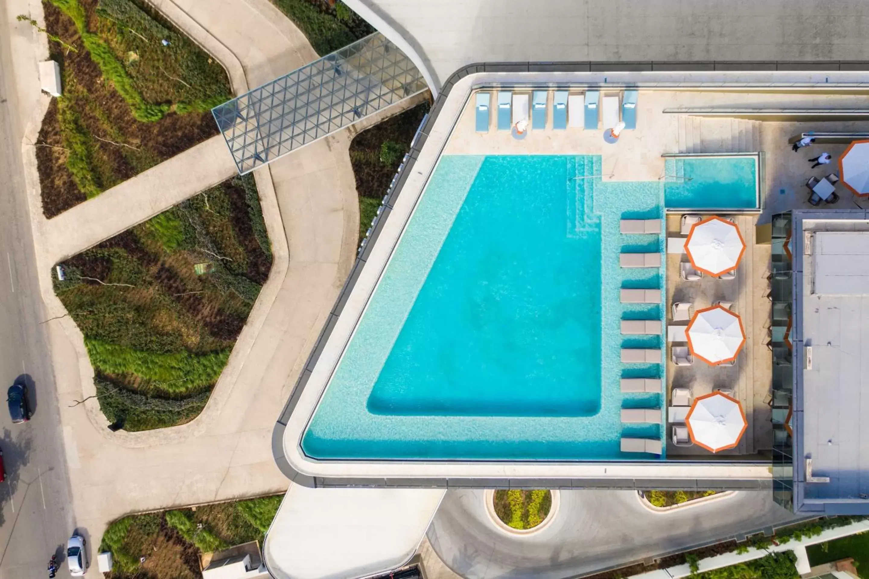 Bird's eye view, Pool View in Camino Real Mérida