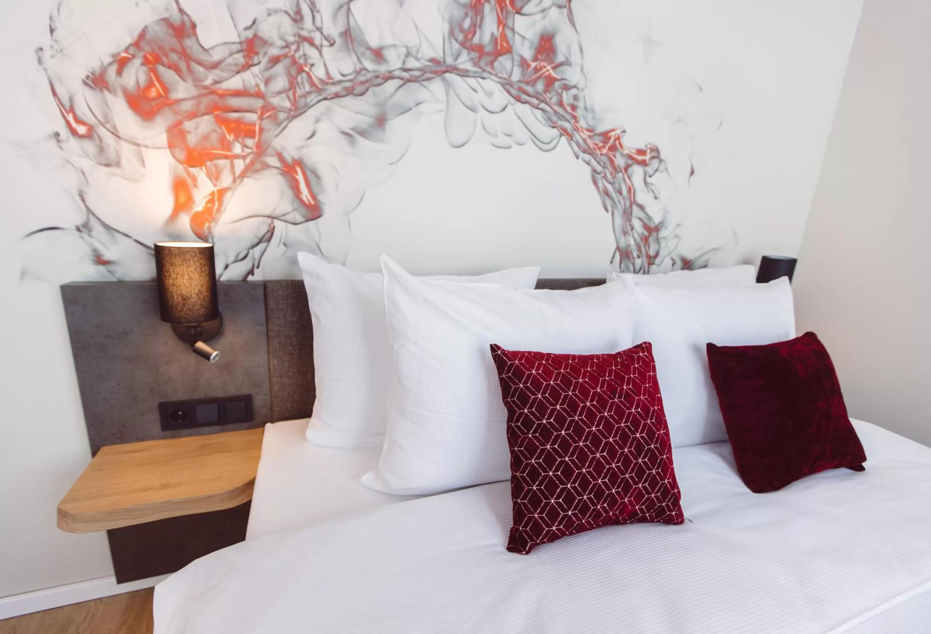 Bed in Hotel Libertas elements pure