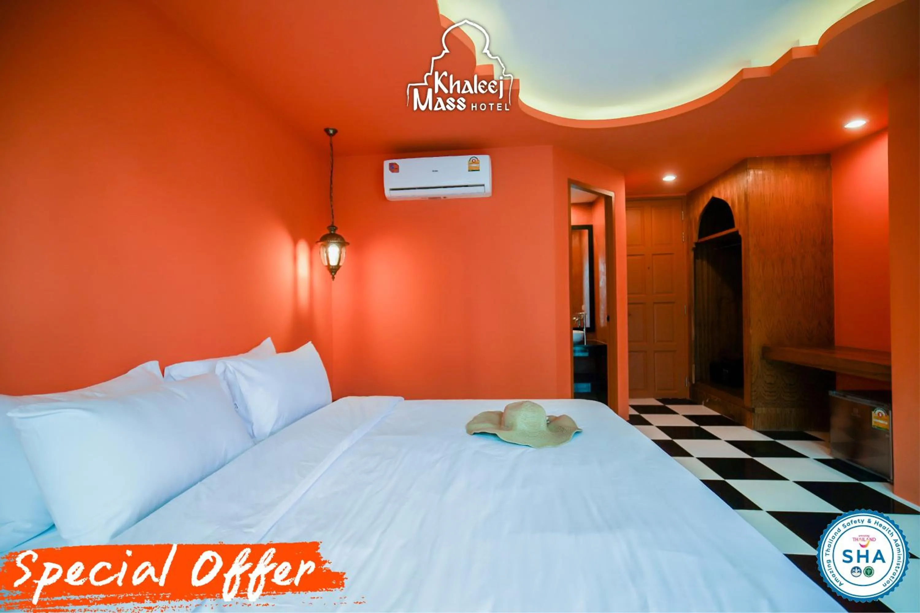 Bedroom, Bed in Khaleej Mass Hotel Patong