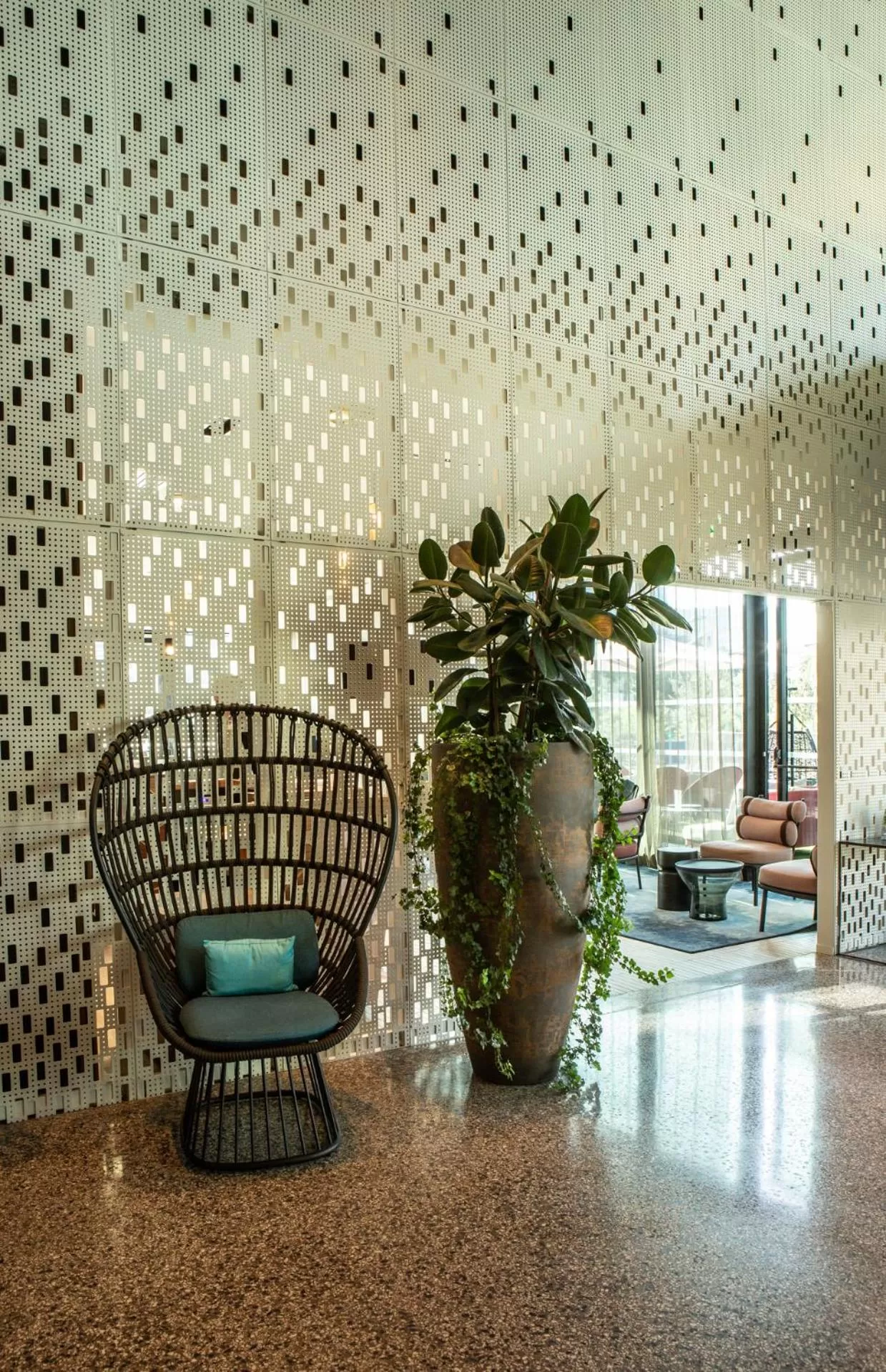 Lobby or reception in Crowne Plaza - Nice - Grand Arenas by IHG