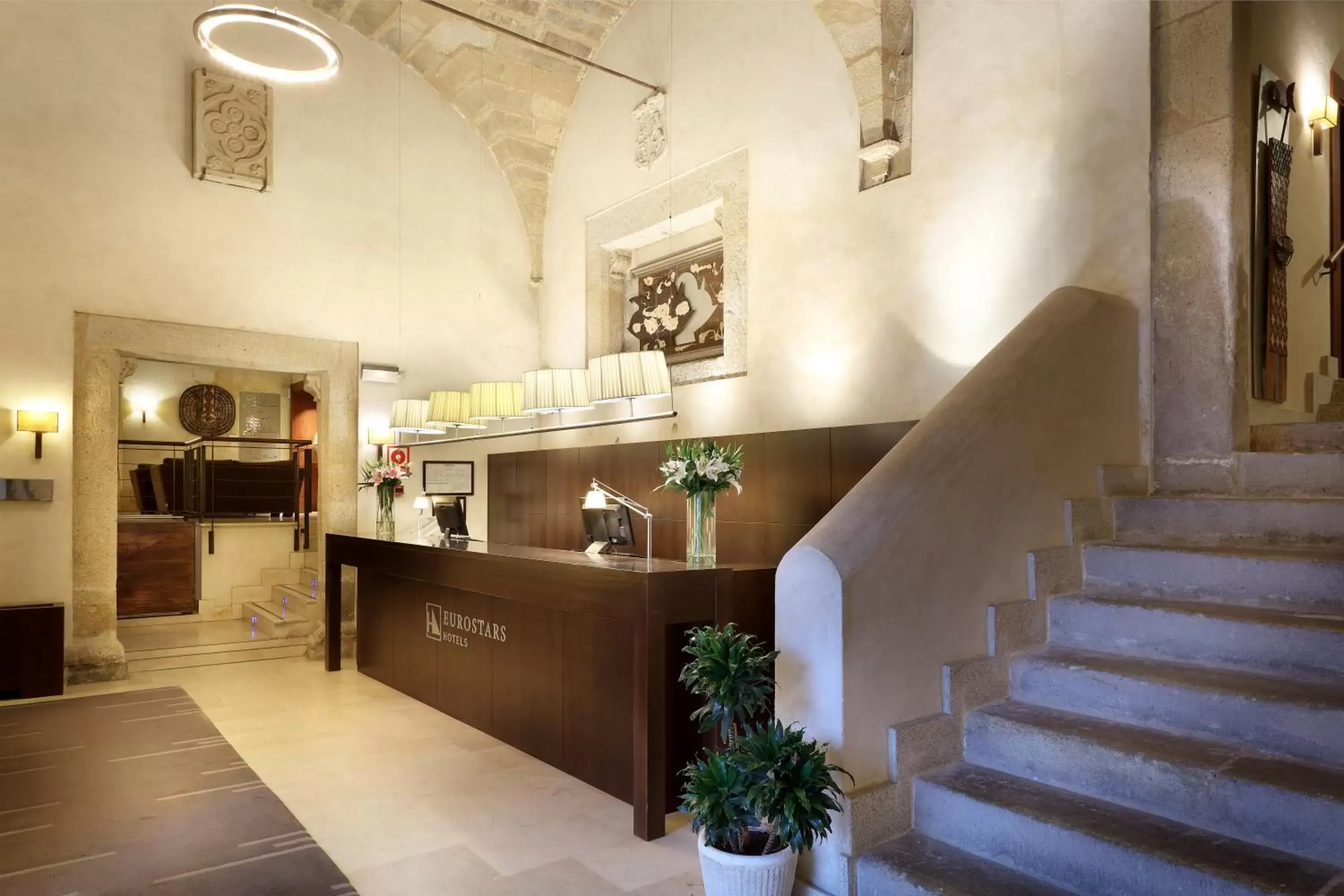 Lobby or reception in Eurostars Palacio de Santa Marta Lobby or reception in Eurostars Palacio de Santa Marta