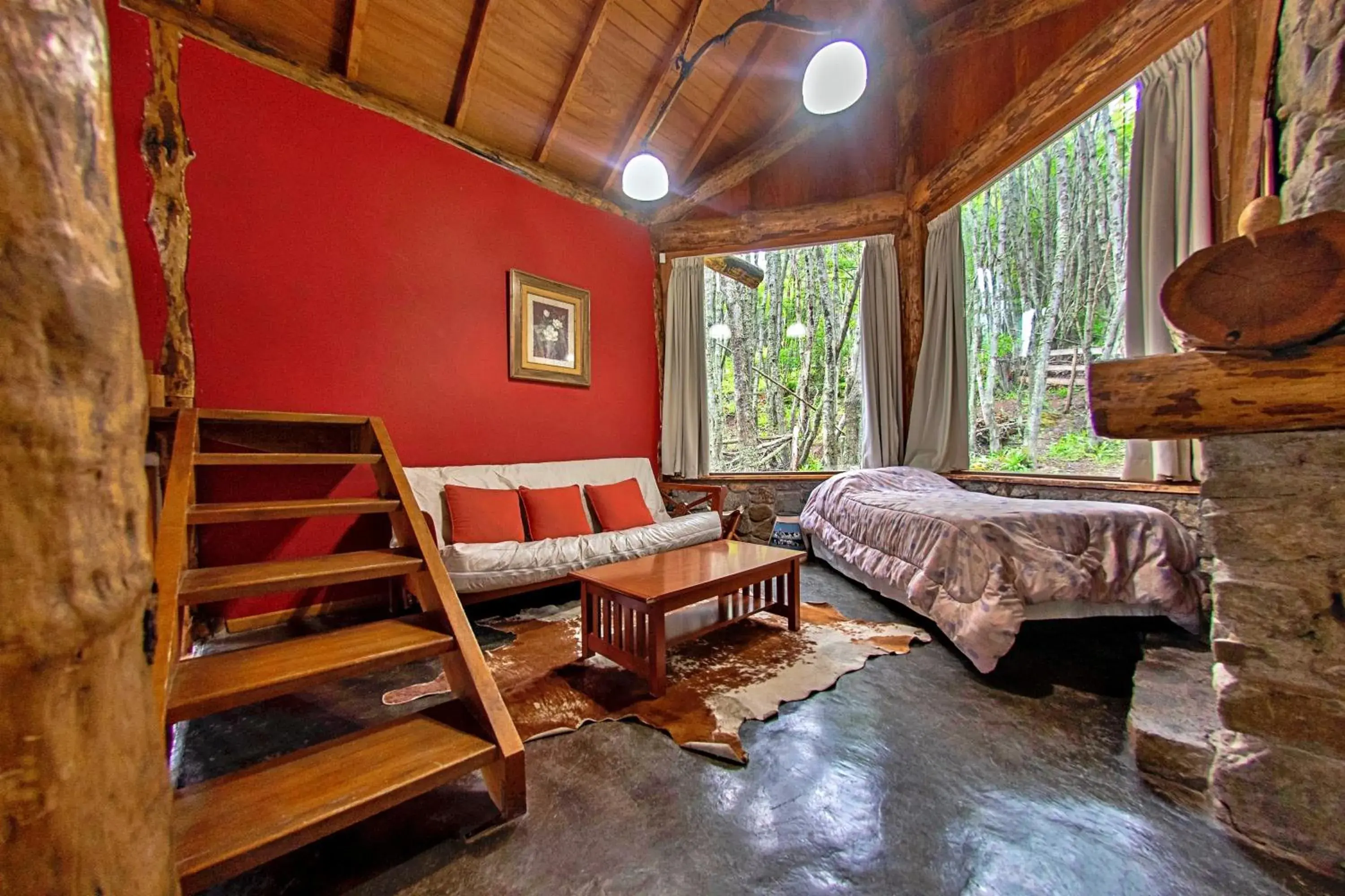 Living room in Patagonia Villa Lodge