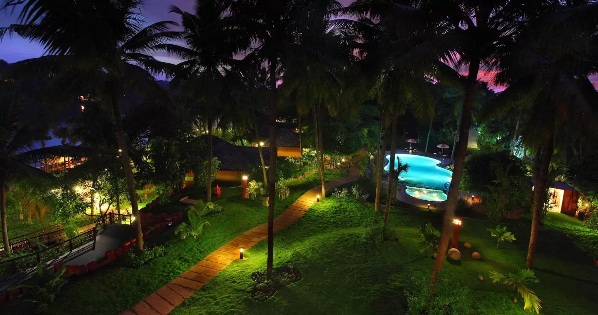 View (from property/room), Pool View in Fragrant Nature Backwater Resort & Ayurveda Spa Kollam