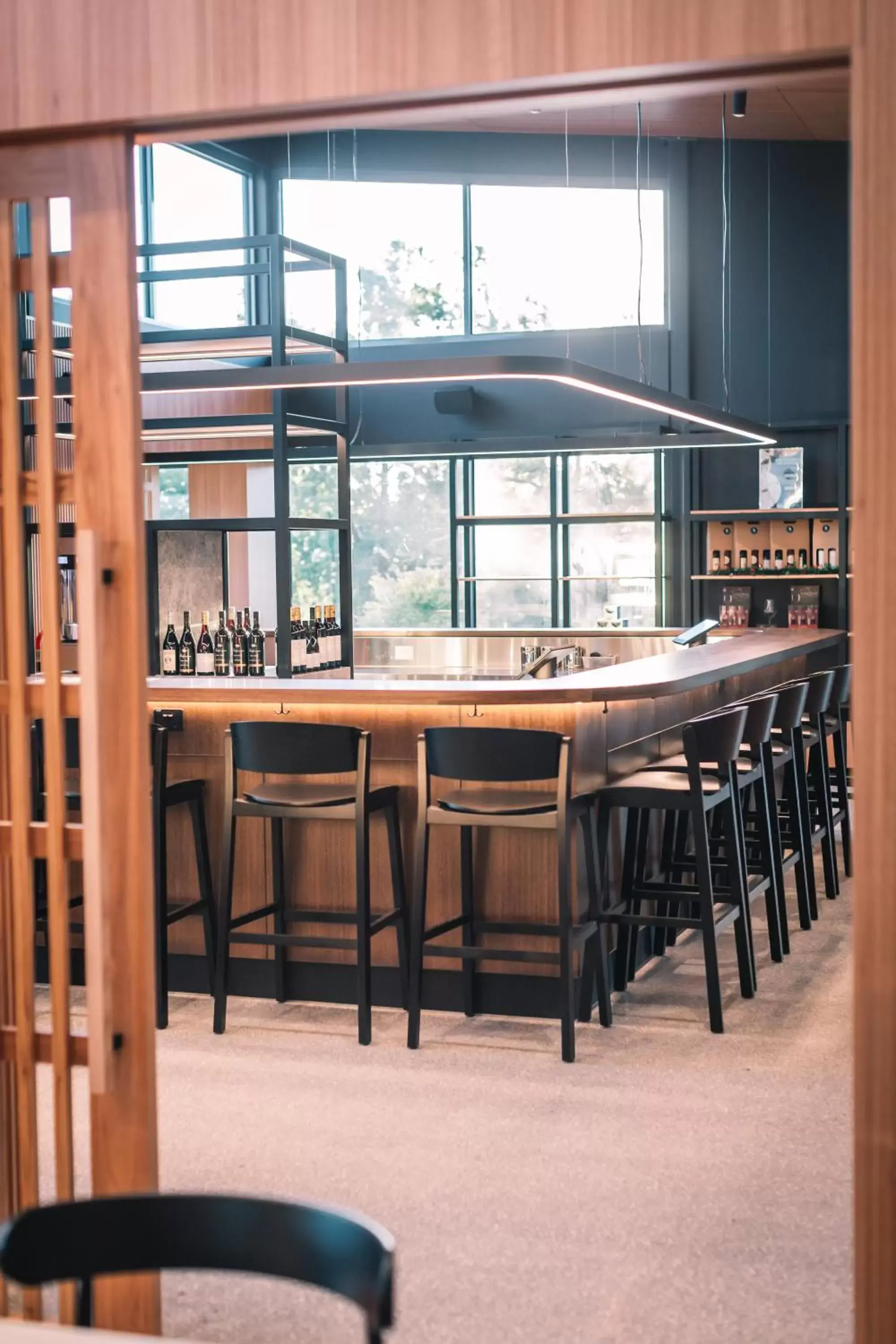 Lounge or bar in Balgownie Estate Yarra Valley Lounge or bar in Balgownie Estate Yarra Valley