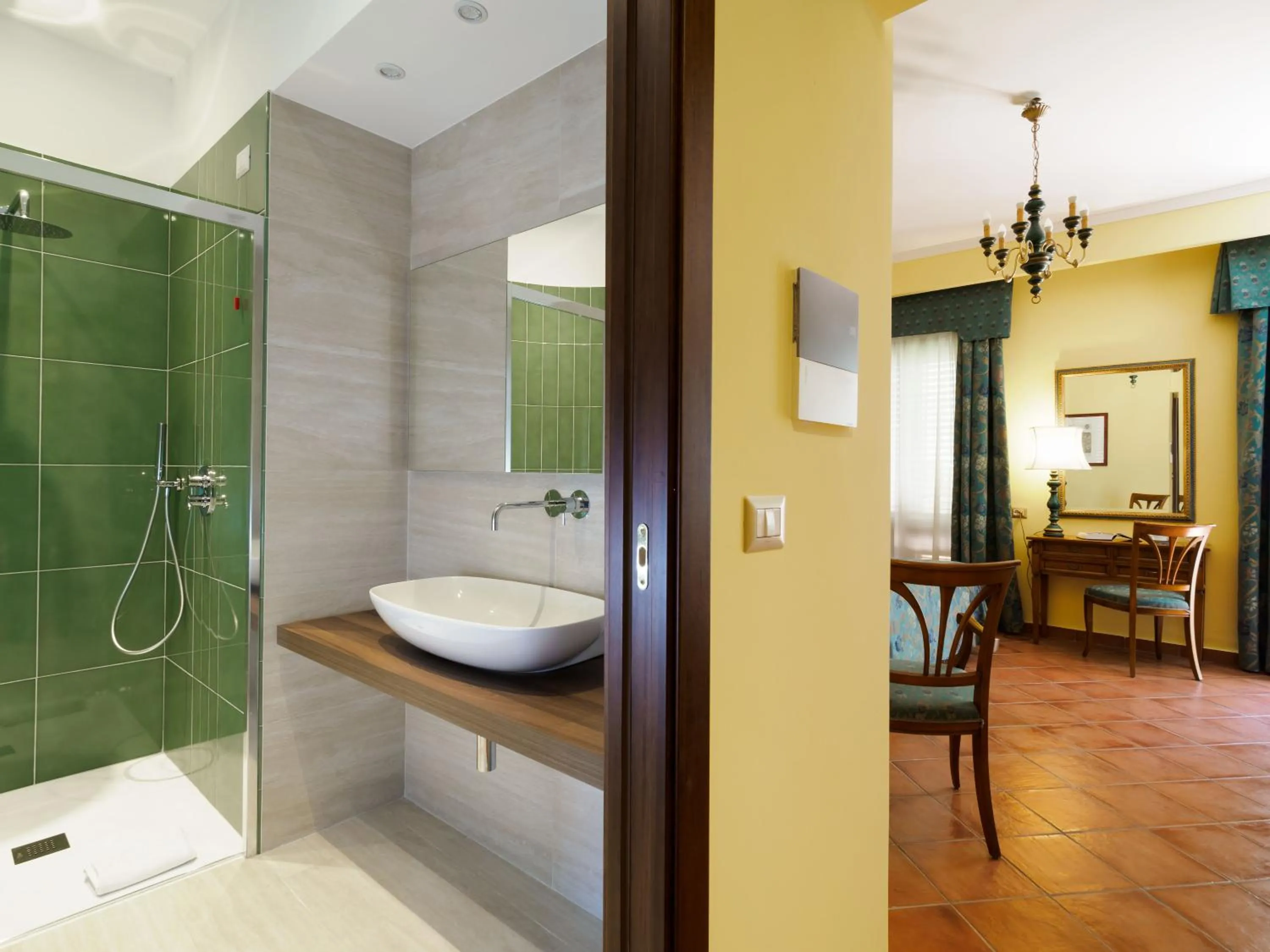 Shower in Hotel Sirius