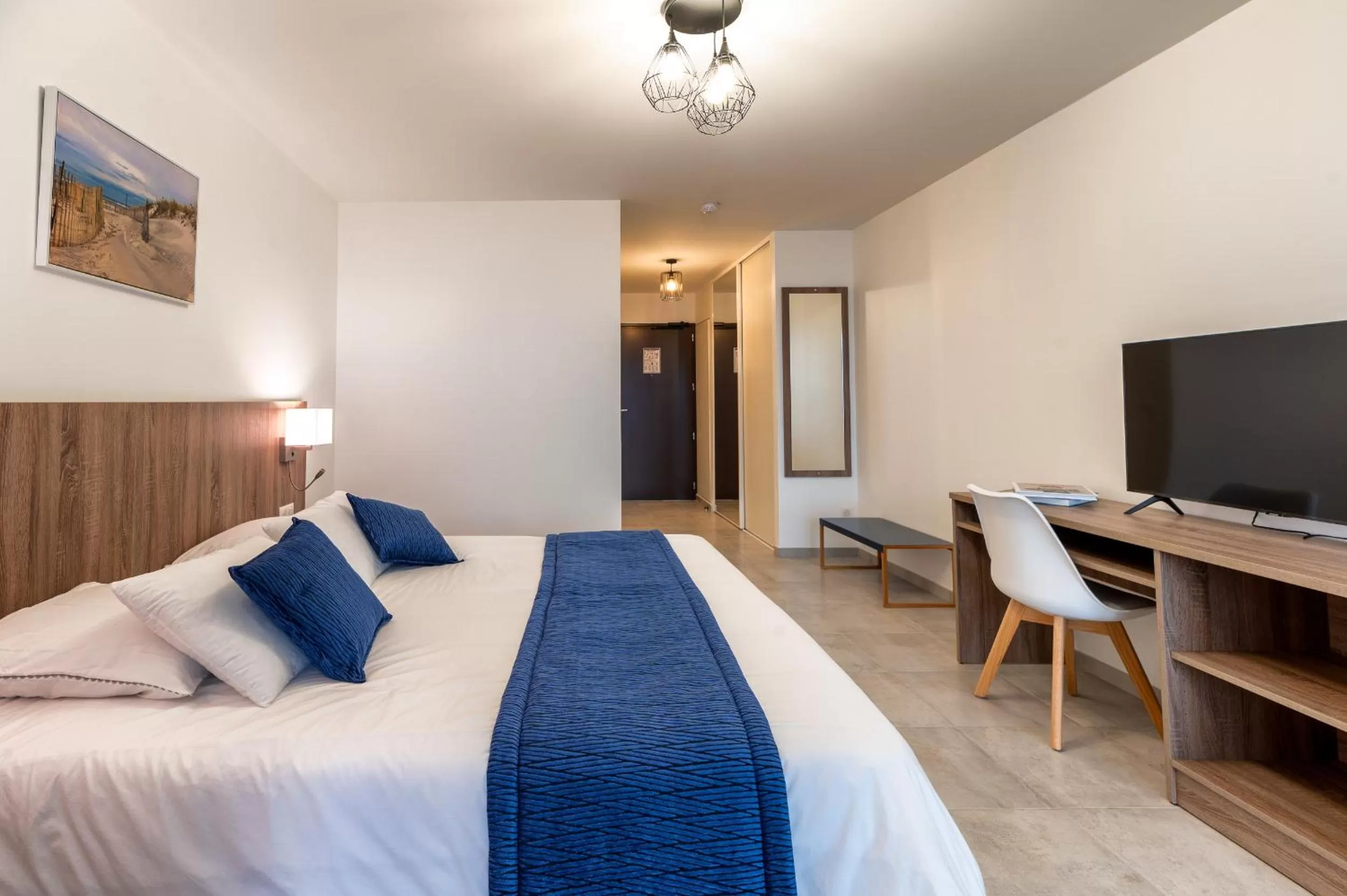 Bed in Résidence Hôtelière Poséidon Caraïbes