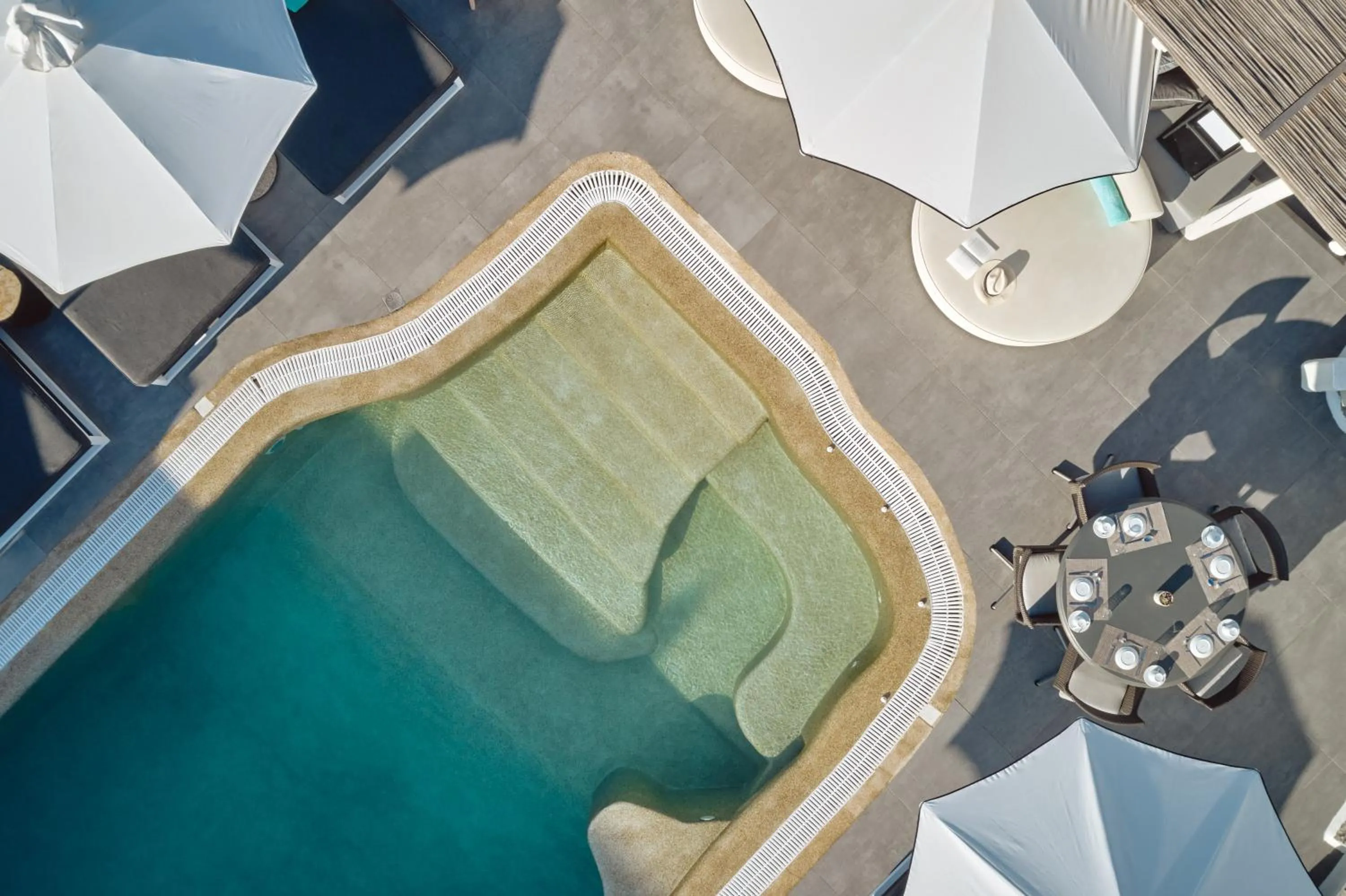 Swimming pool in Mykonos Princess Hotel