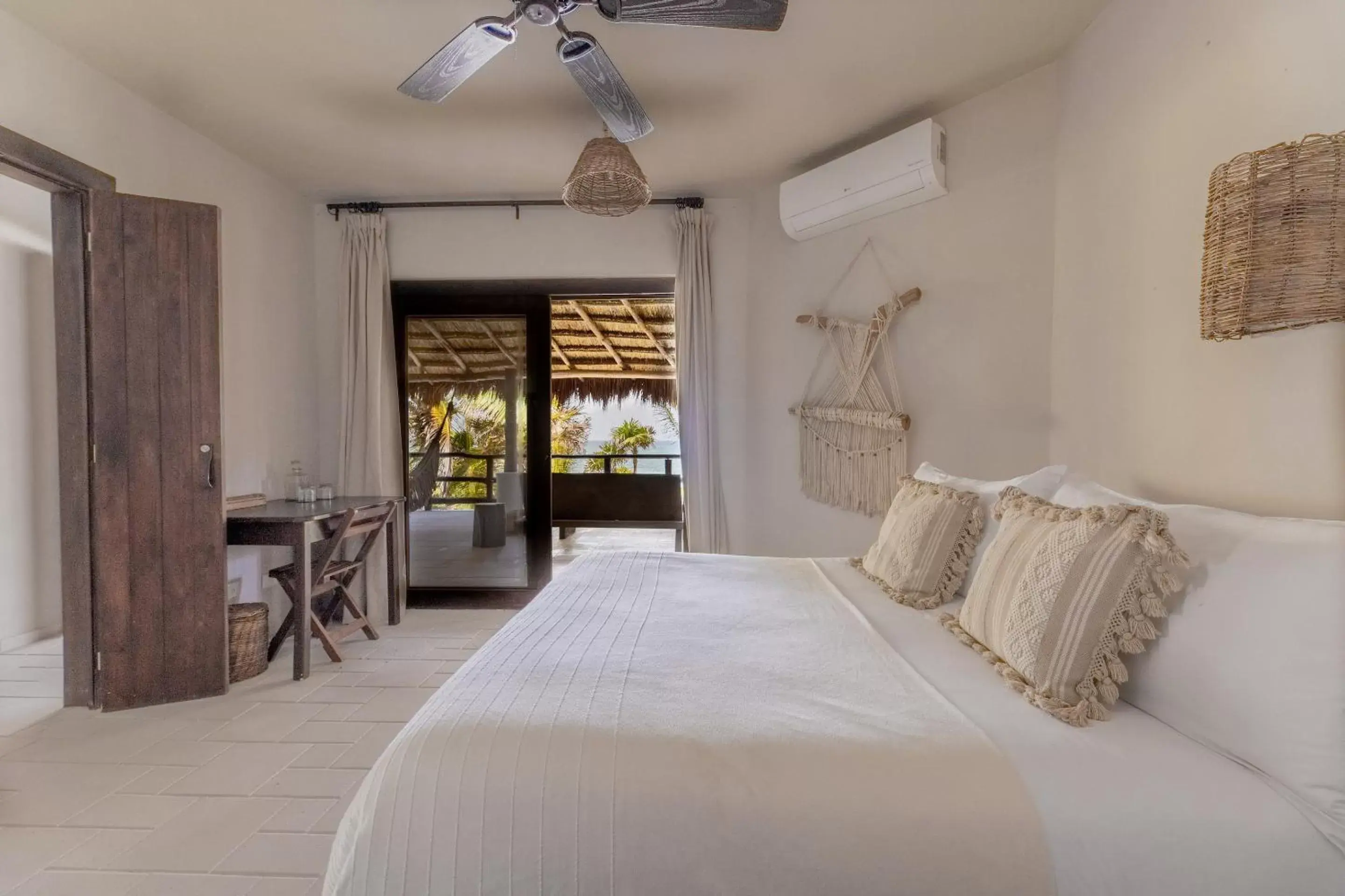 Bed in NEST Tulum