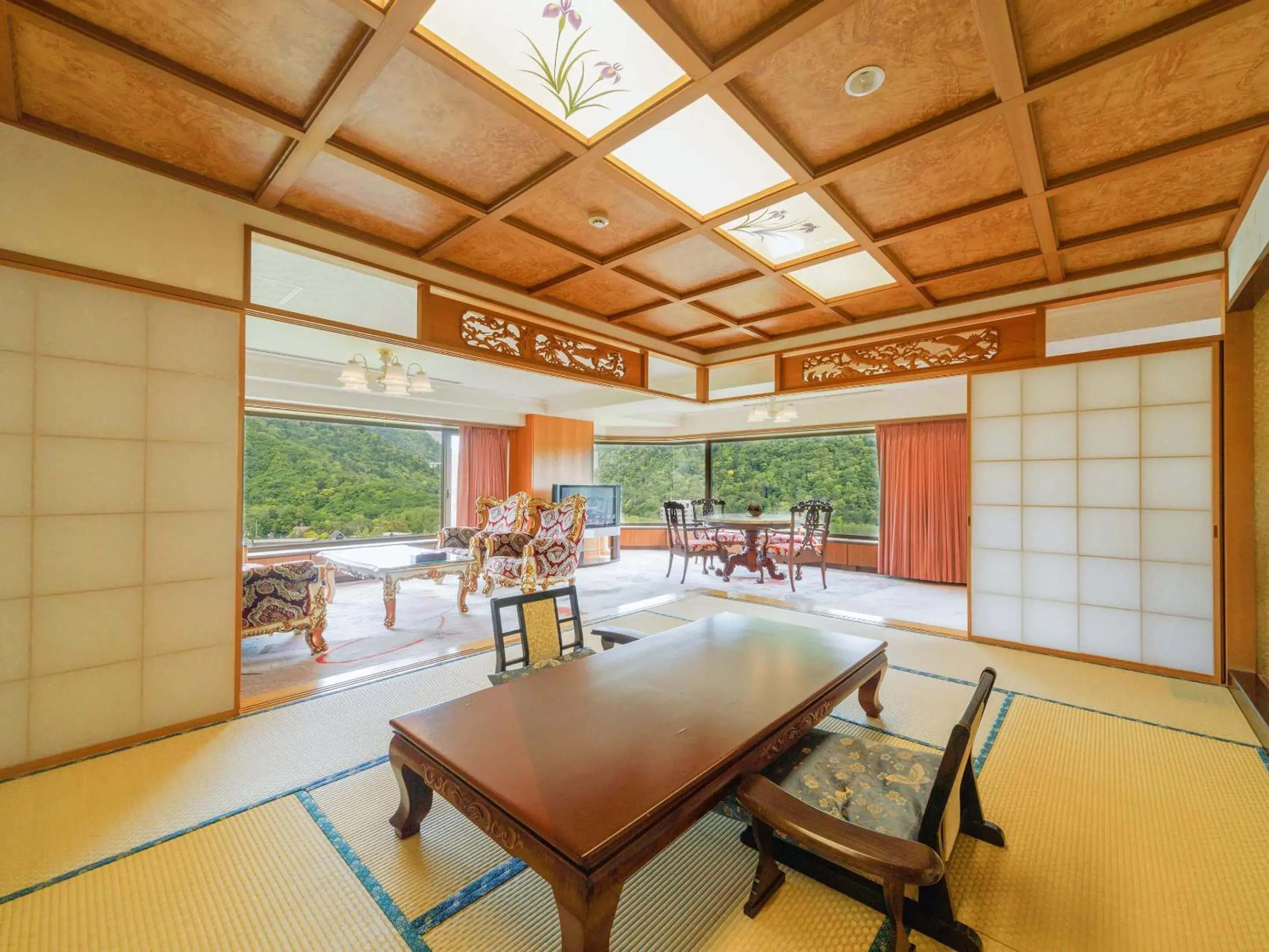 Living room in Jozankei View Hotel