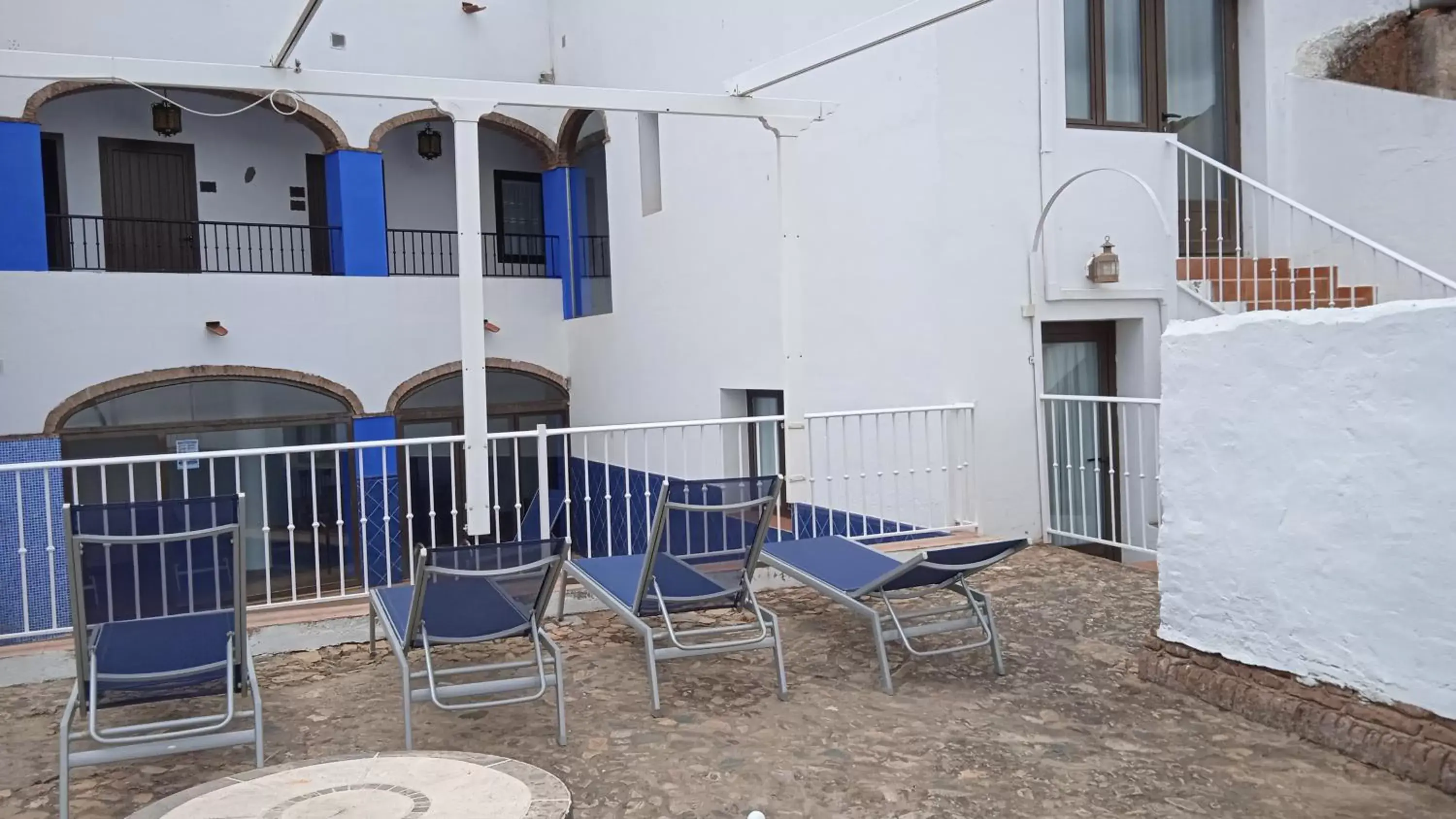 Patio, Property Building in Hotel Rural La Posada de las Cigüeñas