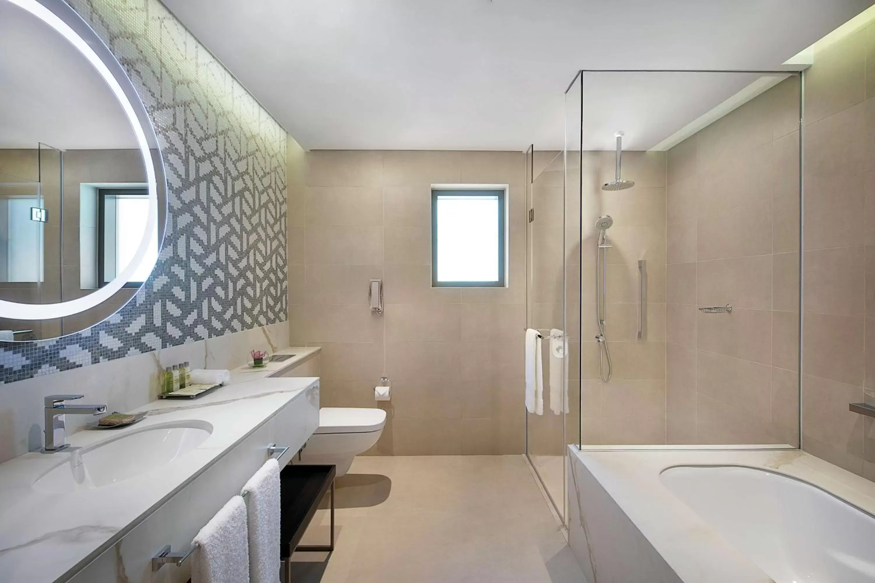 Bathroom in Hilton Doha The Pearl