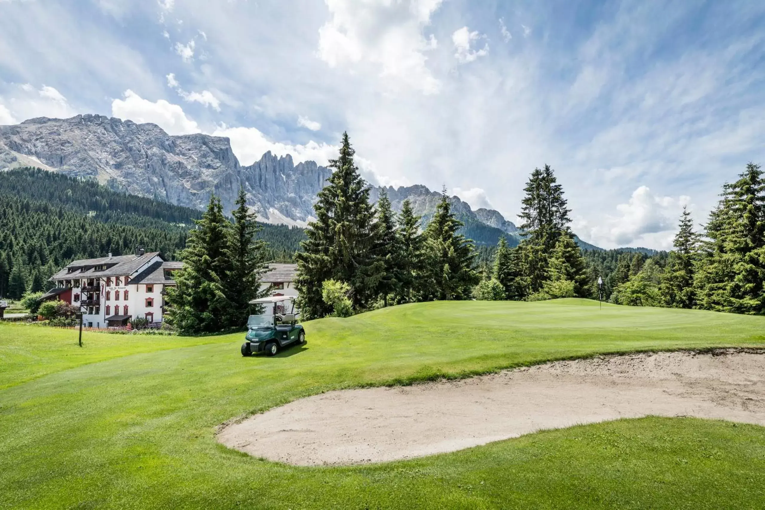 Golfcourse in Hotel Alpenrose