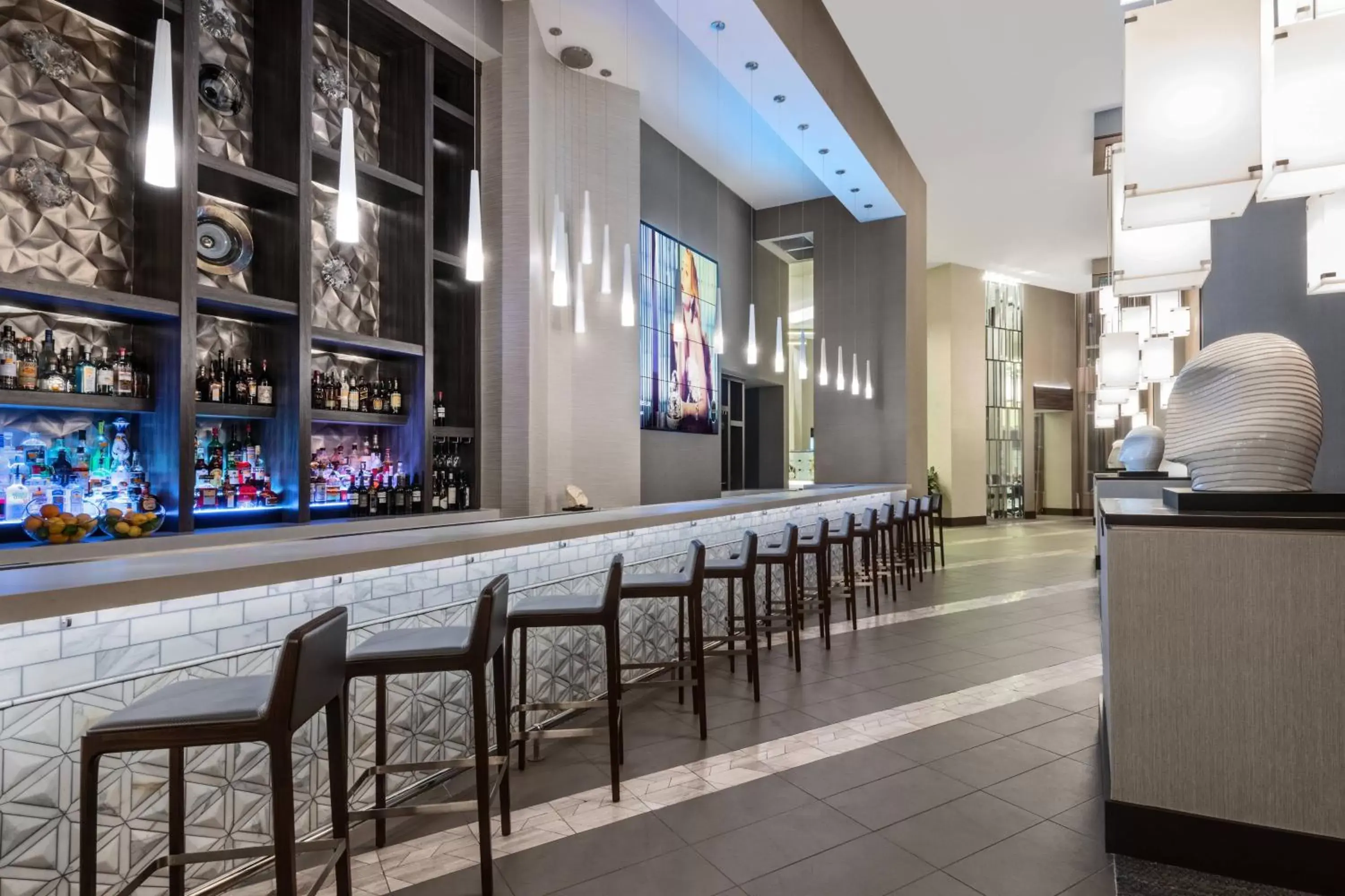 Lounge or bar, Lounge/Bar in AC Hotel by Marriott Charlotte City Center