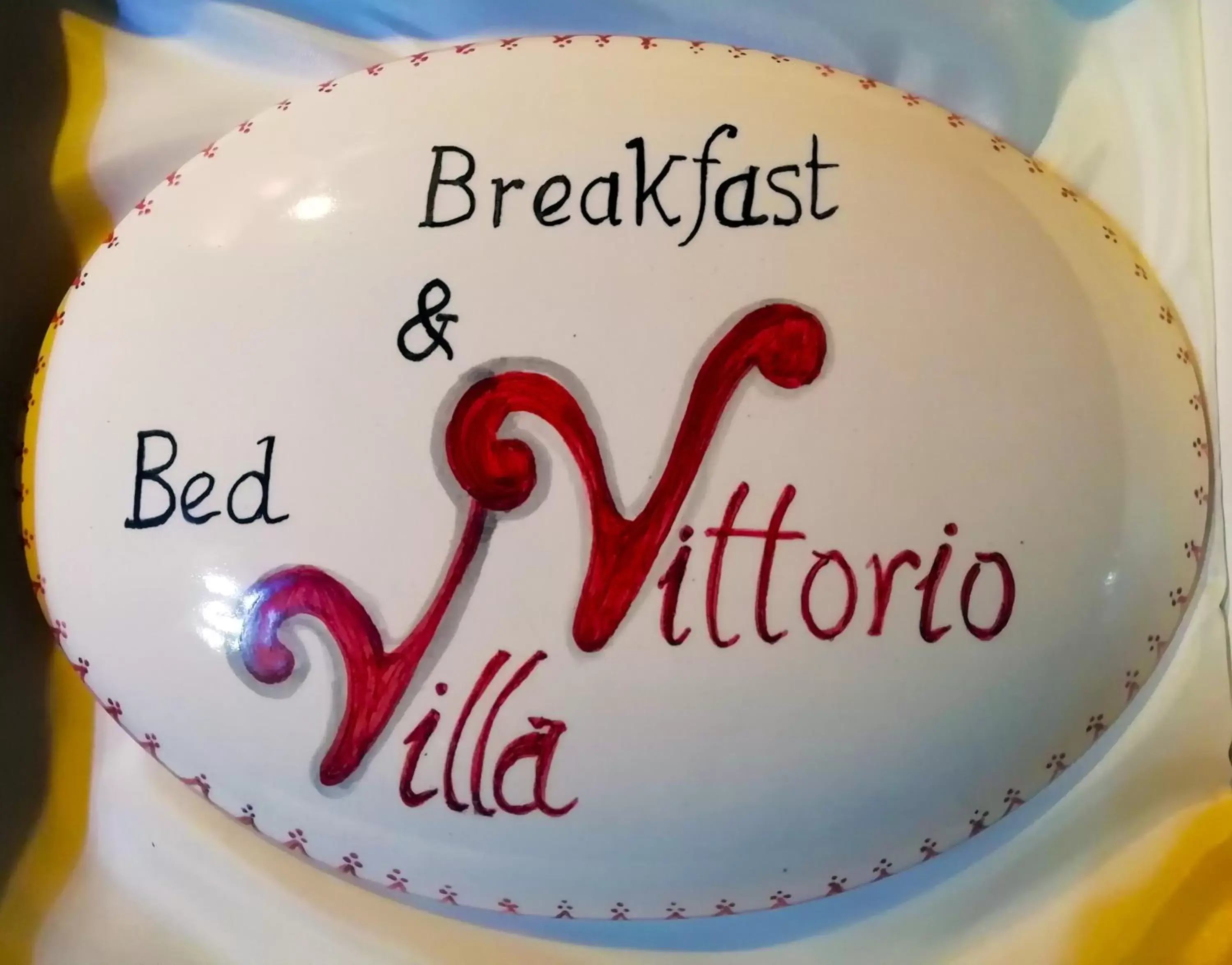 Decorative detail in B&B Maison Villa Vittorio