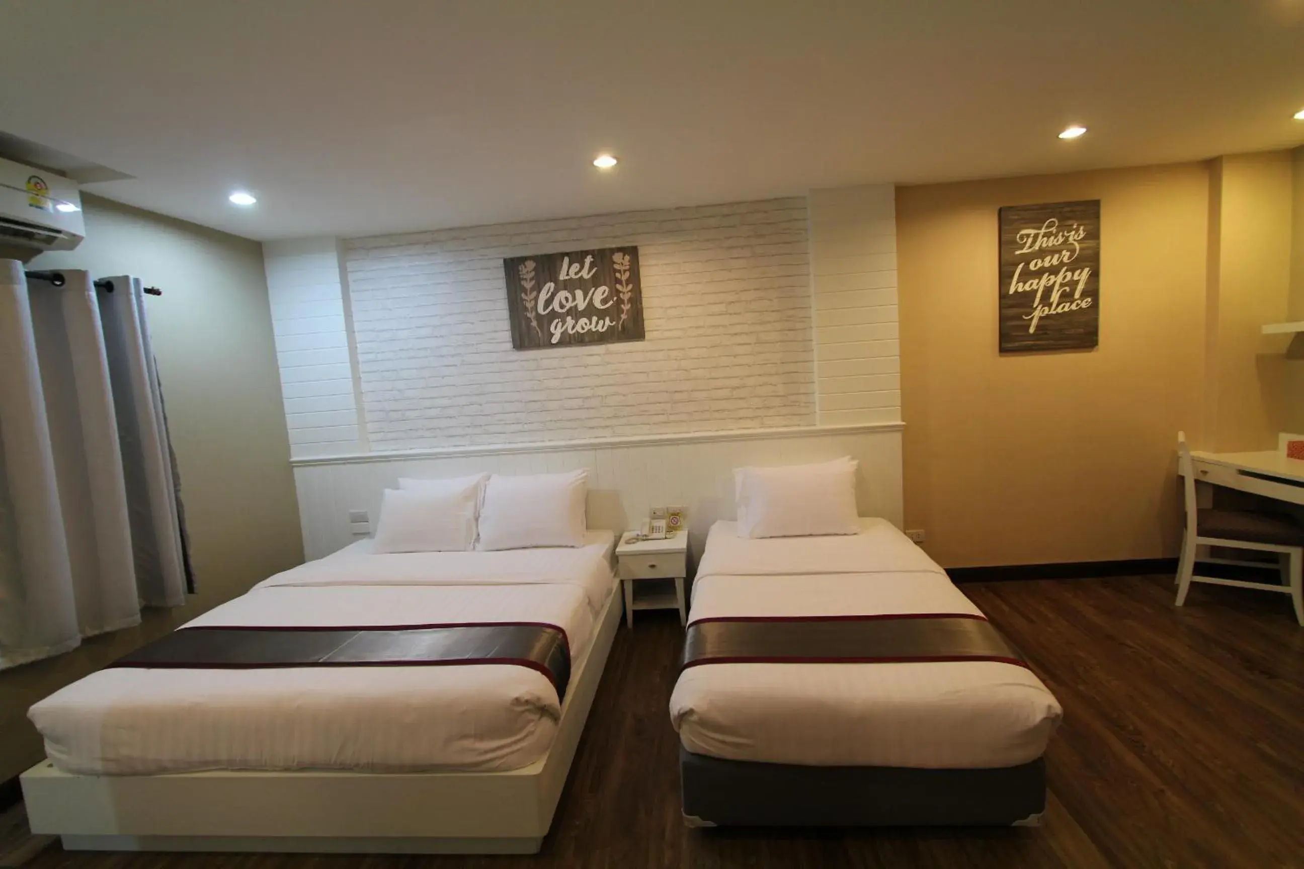 Photo of the whole room, Bed in At Residence Suvarnabhumi Hotel - SHA Extra Plus