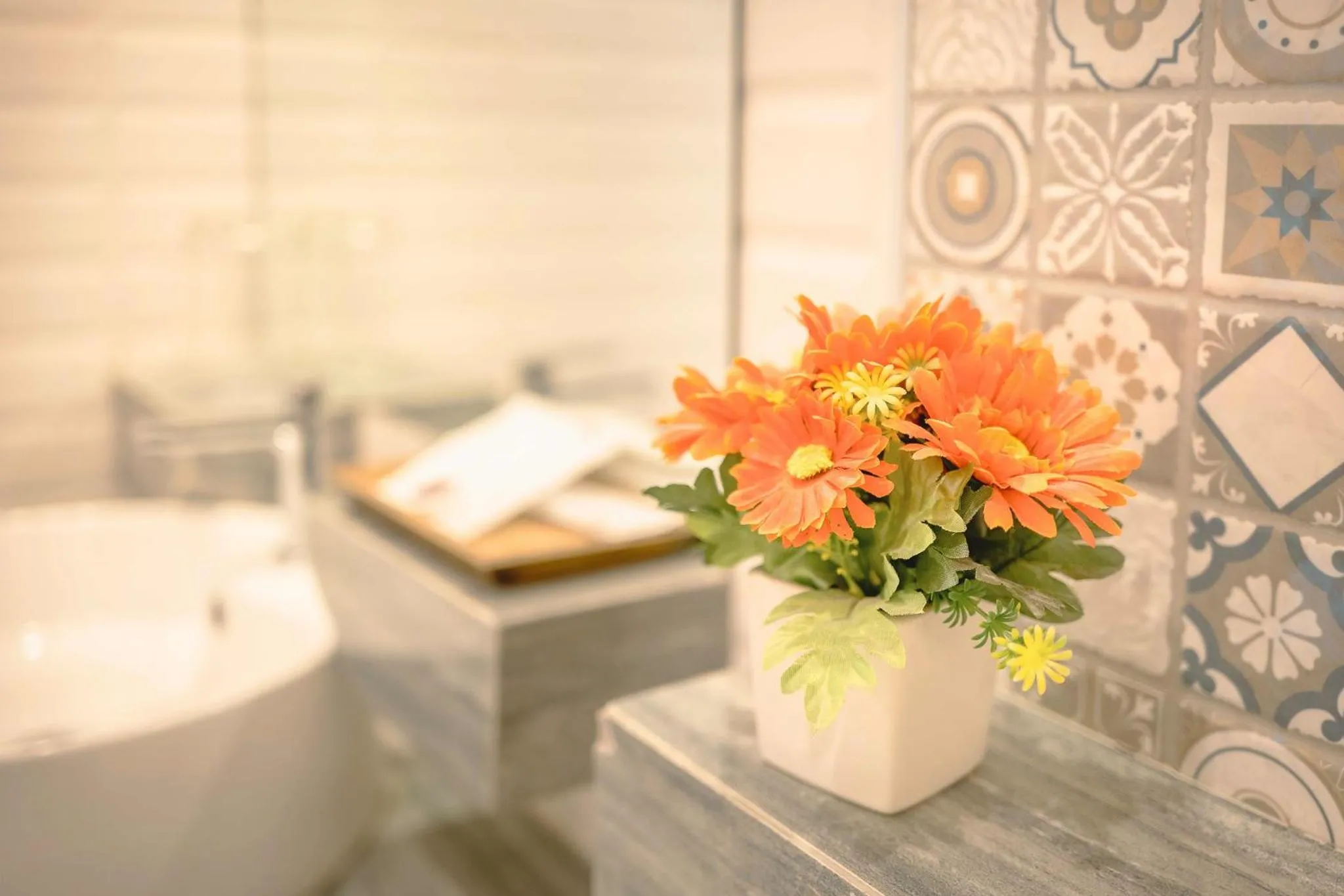 Bathroom in AU Place Hotel