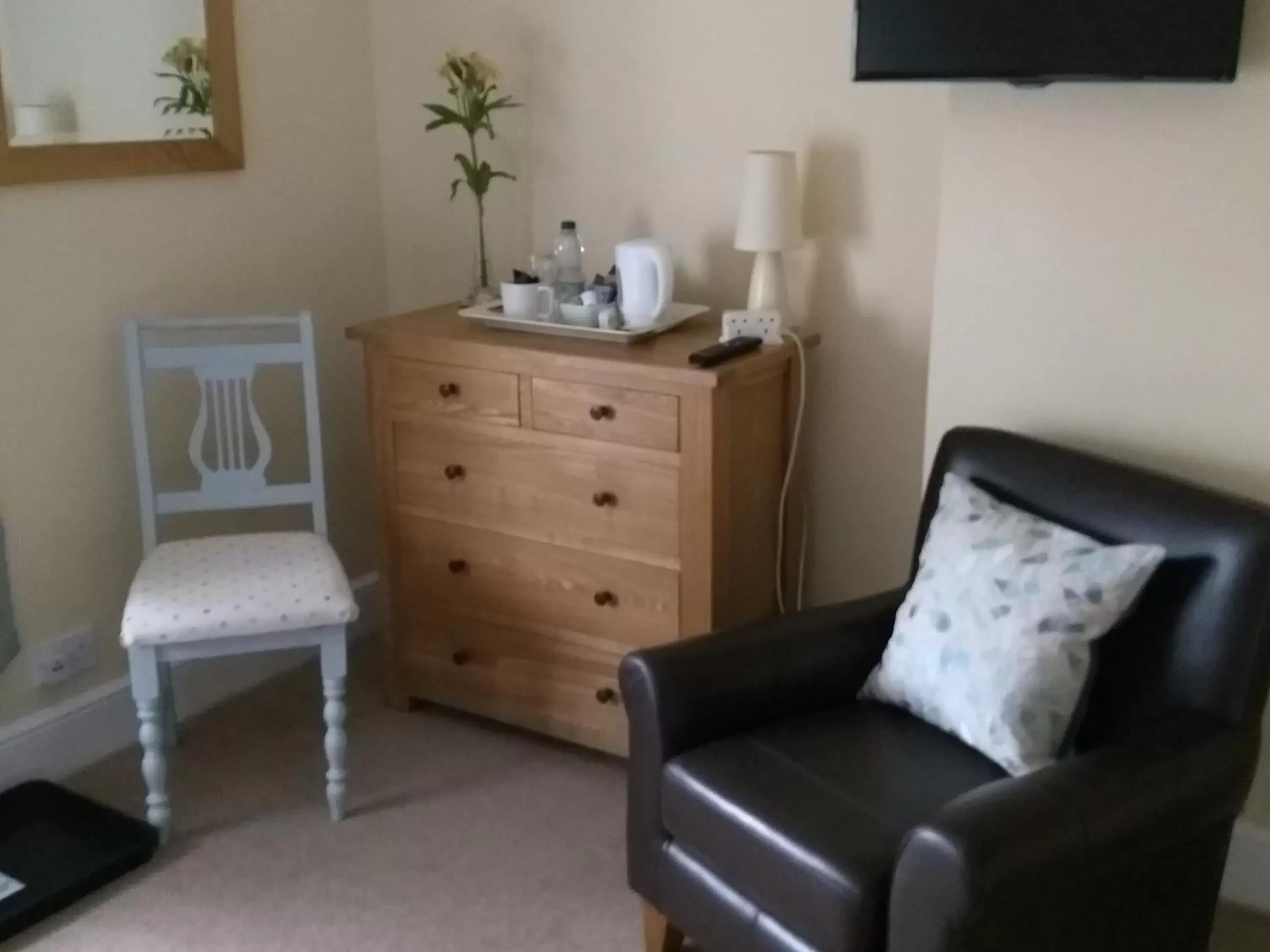 Bedroom, Seating Area in The Old Rectory Bed and Breakfast