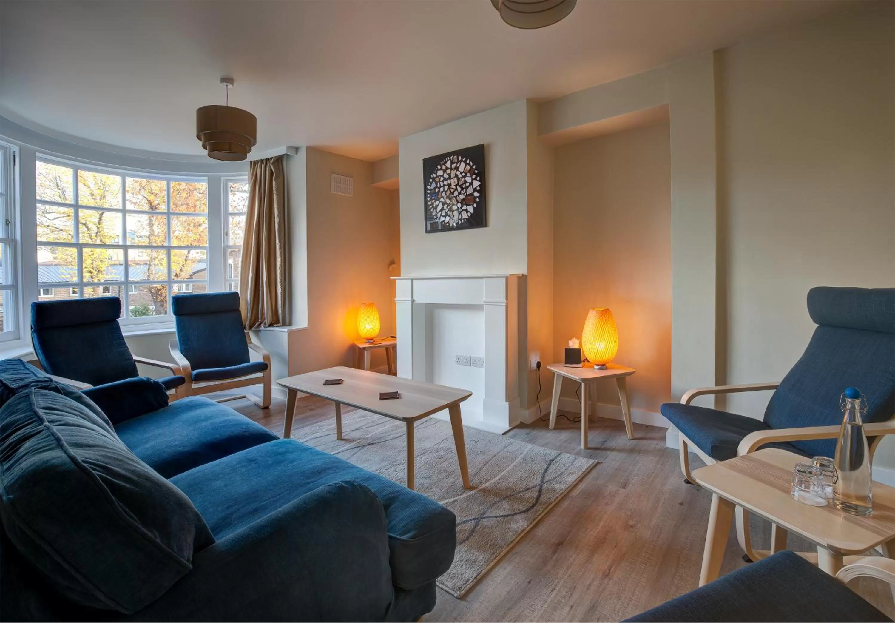 Living room in The Royal Foundation of St Katharine