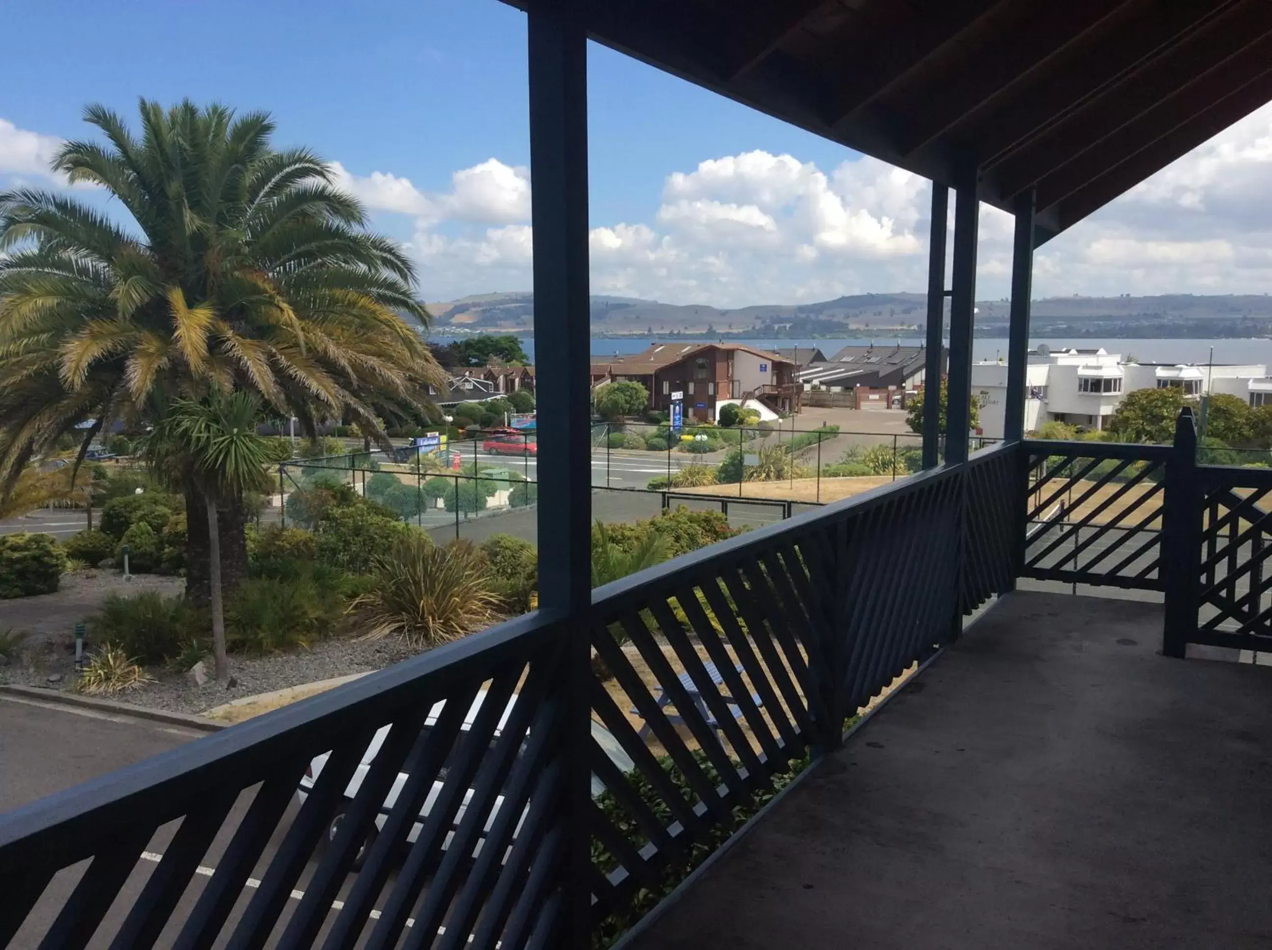 View (from property/room), Balcony/Terrace in Lakeland Resort Taupo