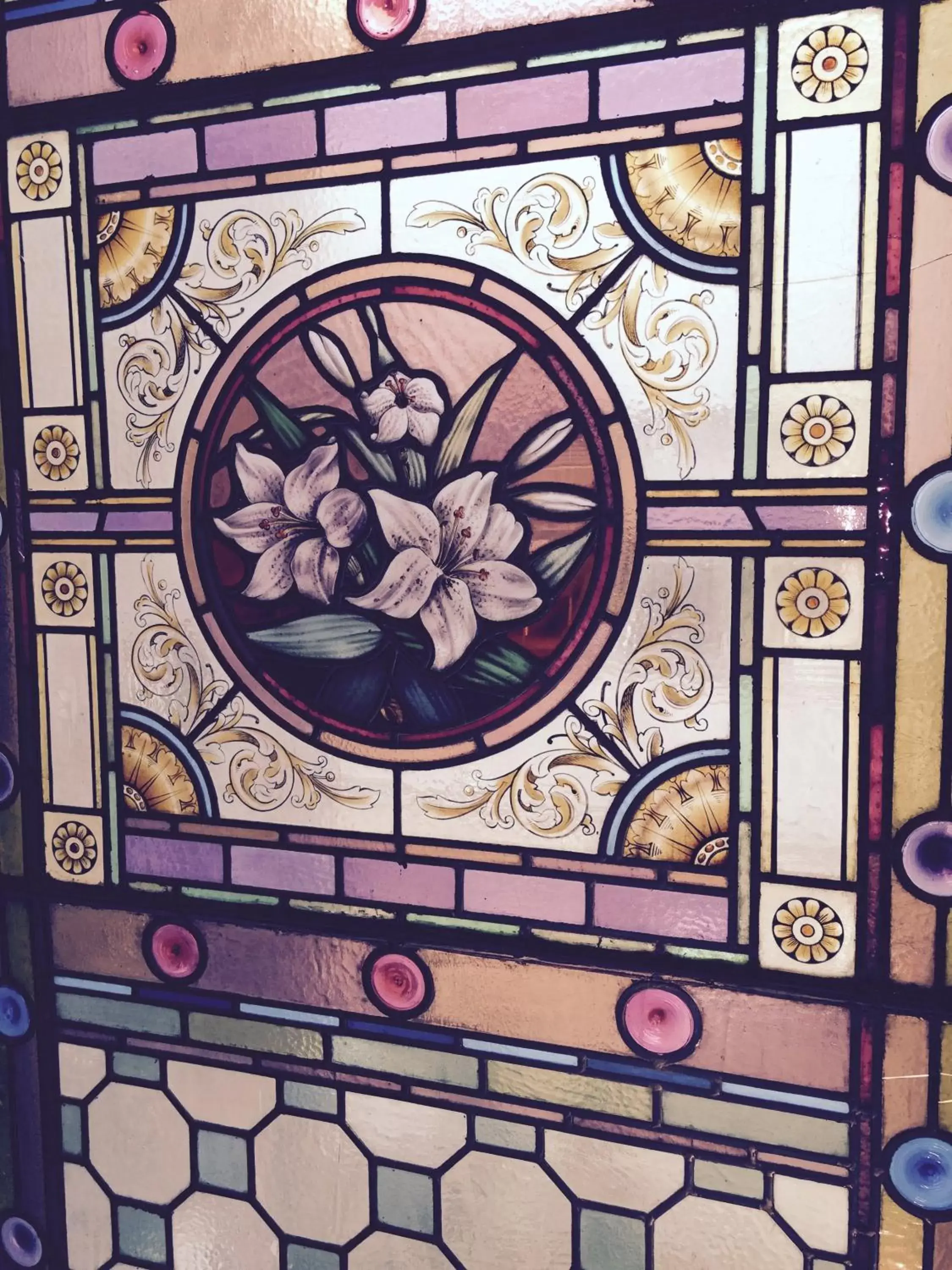 Decorative detail in The Station Hotel