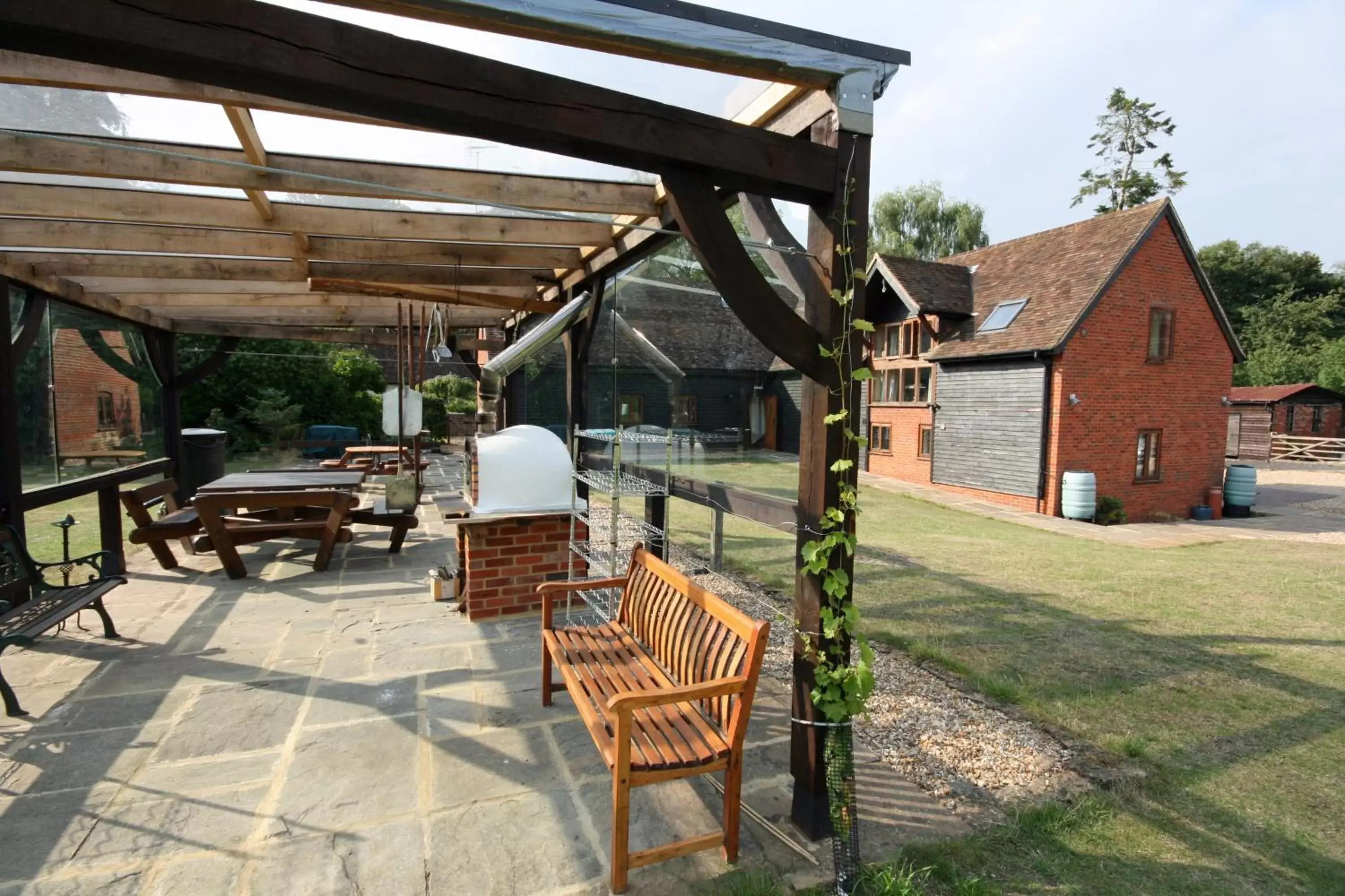 Patio in Upper Neatham Mill