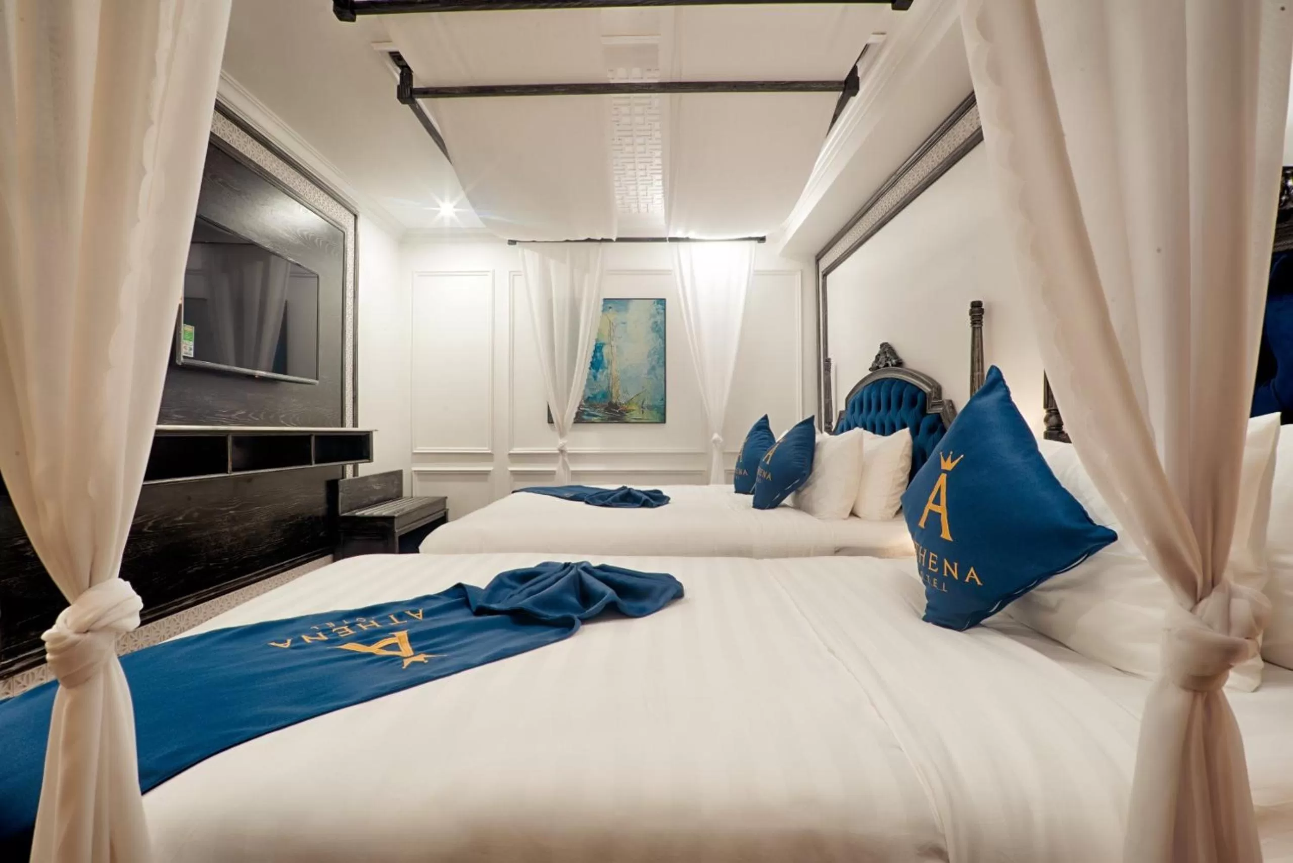 Bed in Athena Hotel Quy Nhơn