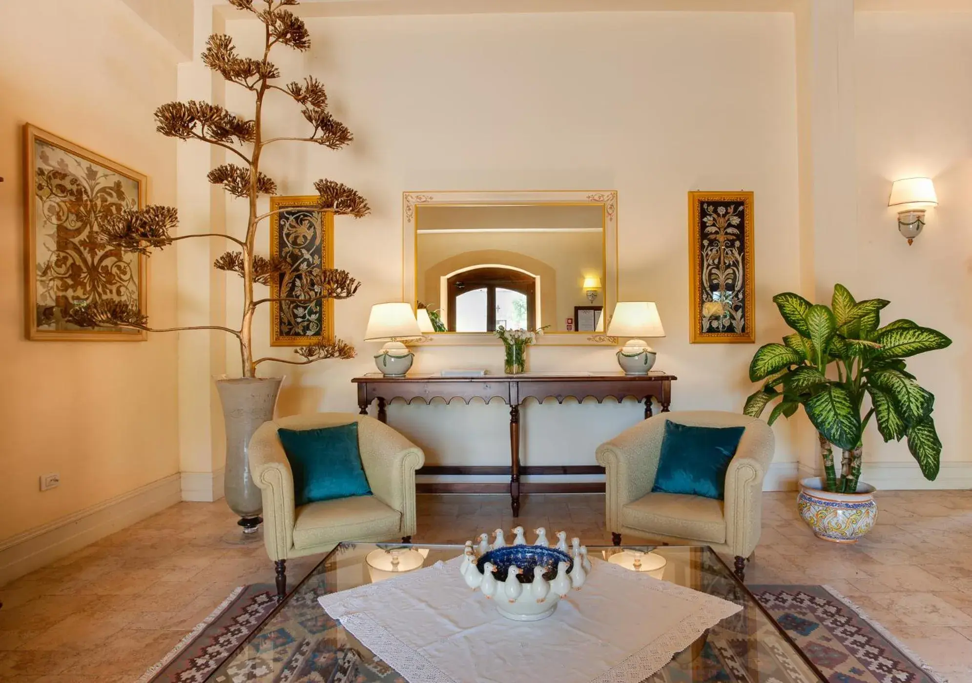 Lobby or reception in Hotel Baglio Oneto dei Principi di San Lorenzo - Luxury Wine Resort