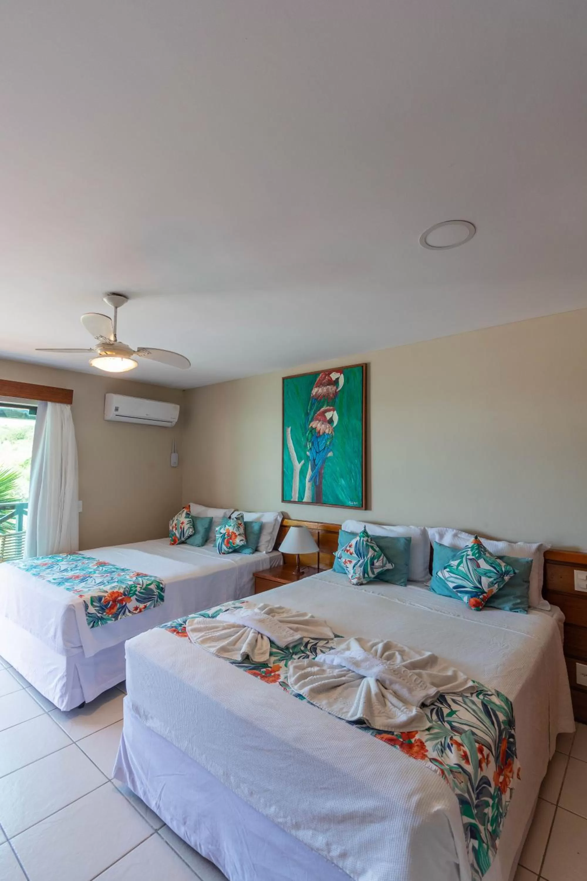 Bed in Hotel Pousada Brava Club