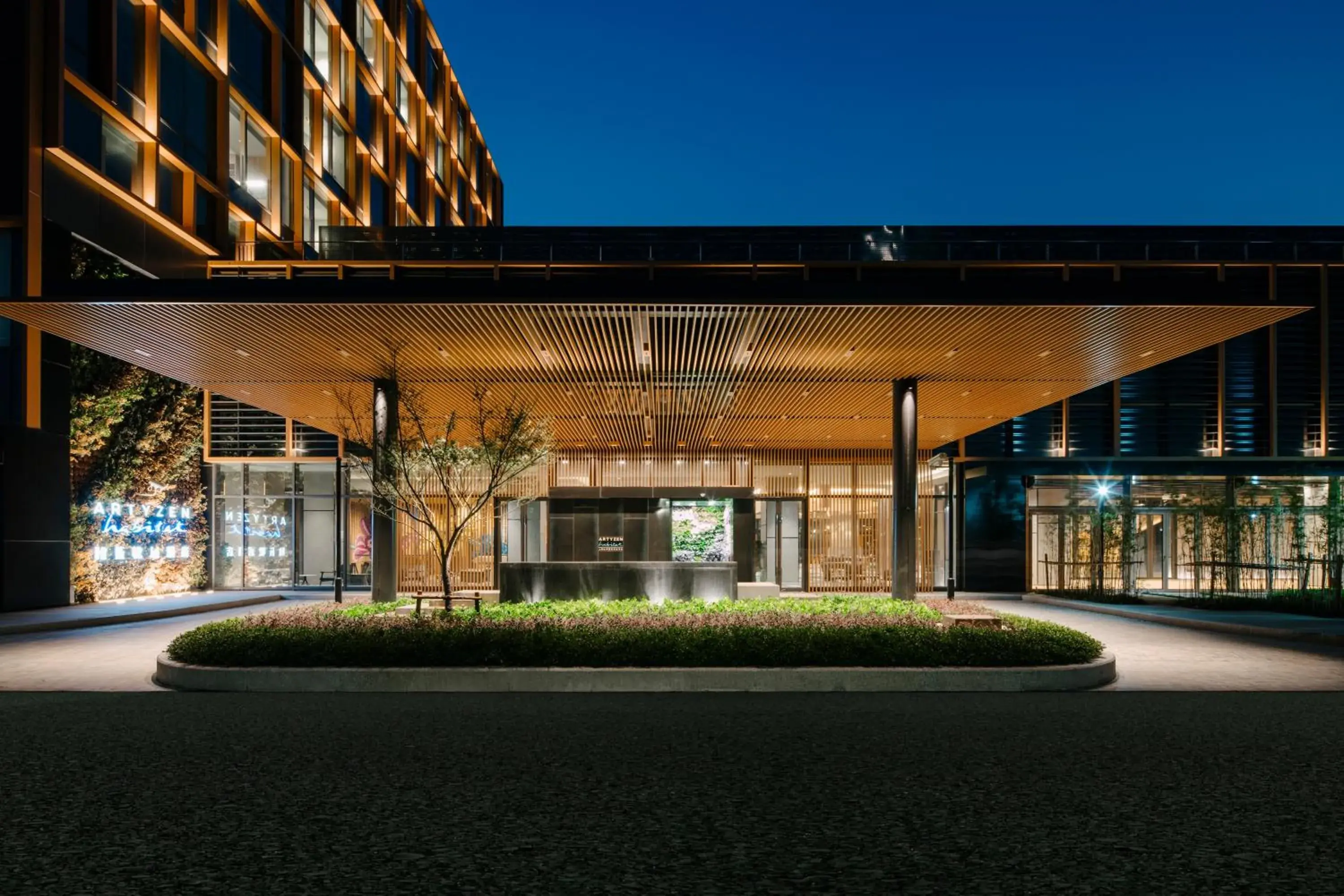 Facade/entrance, Property Building in Artyzen Habitat Hongqiao Shanghai - Korean Street