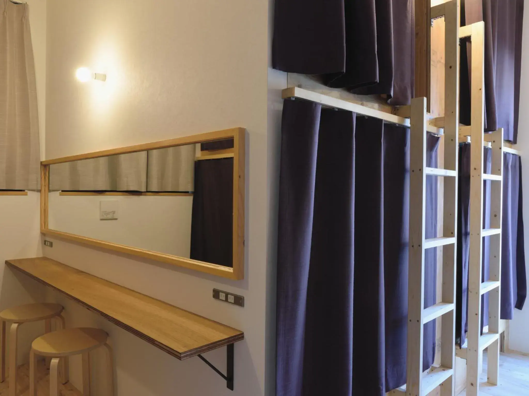 Photo of the whole room, TV/Entertainment Center in Hostel Mitsuwaya Osaka