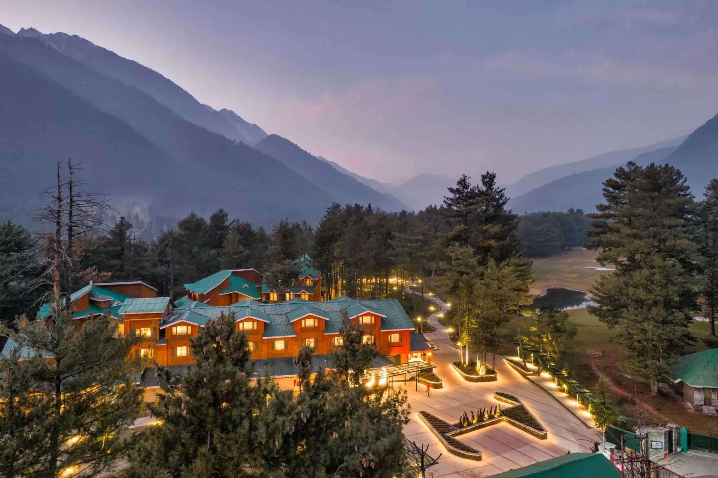 Property building in Radisson Golf Resort Pahalgam