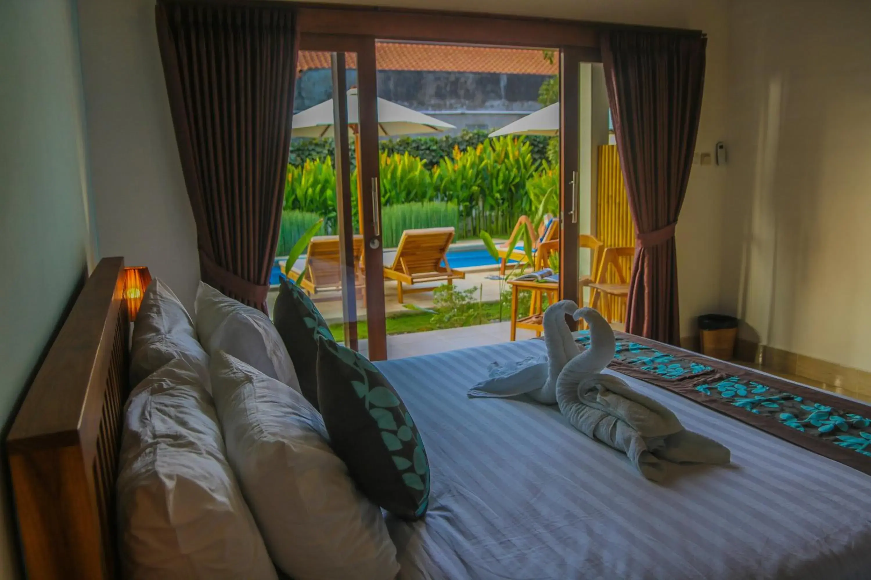 Garden view in Cozy Cottages Lombok