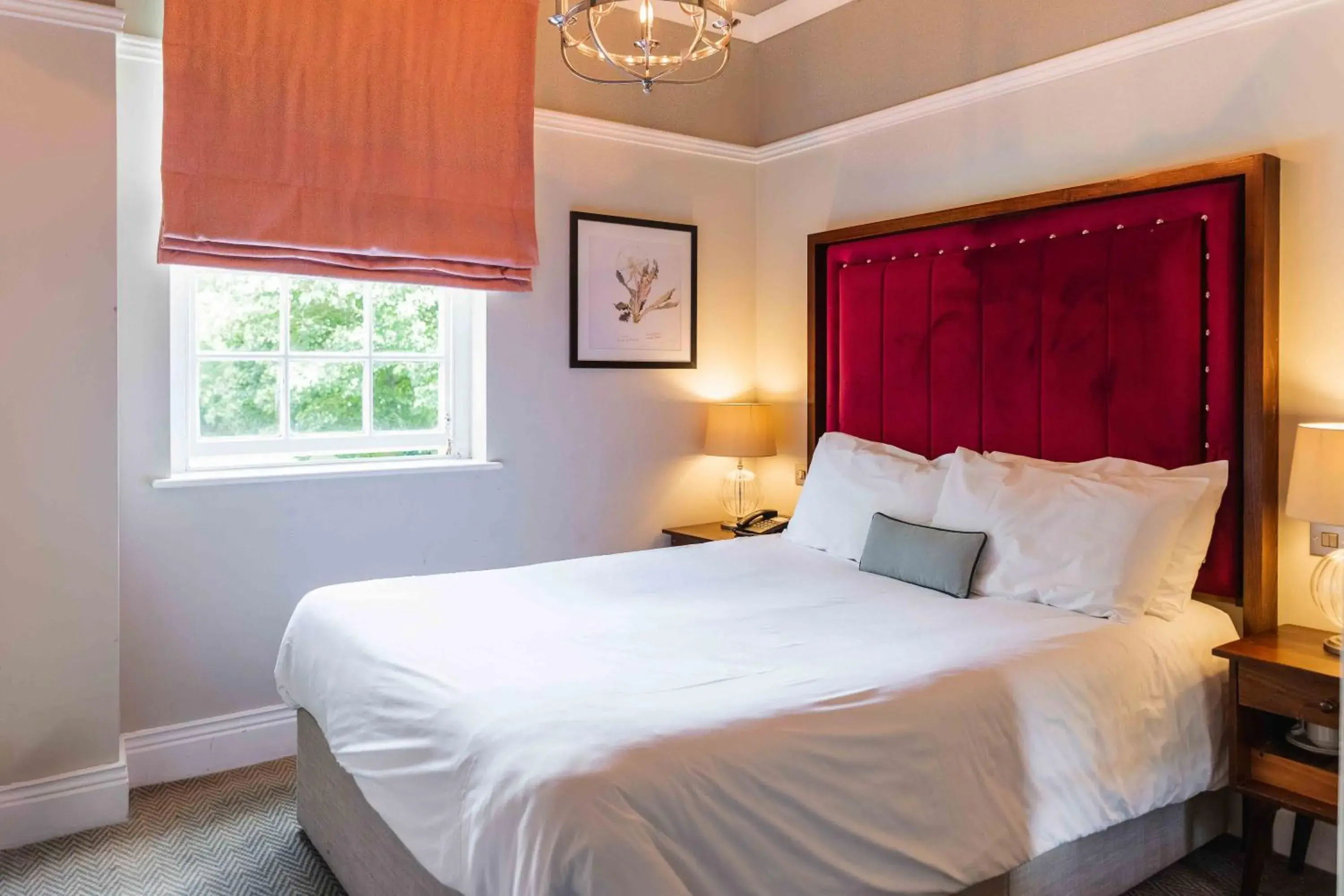 Bedroom, Bed in Hallgarth Manor House