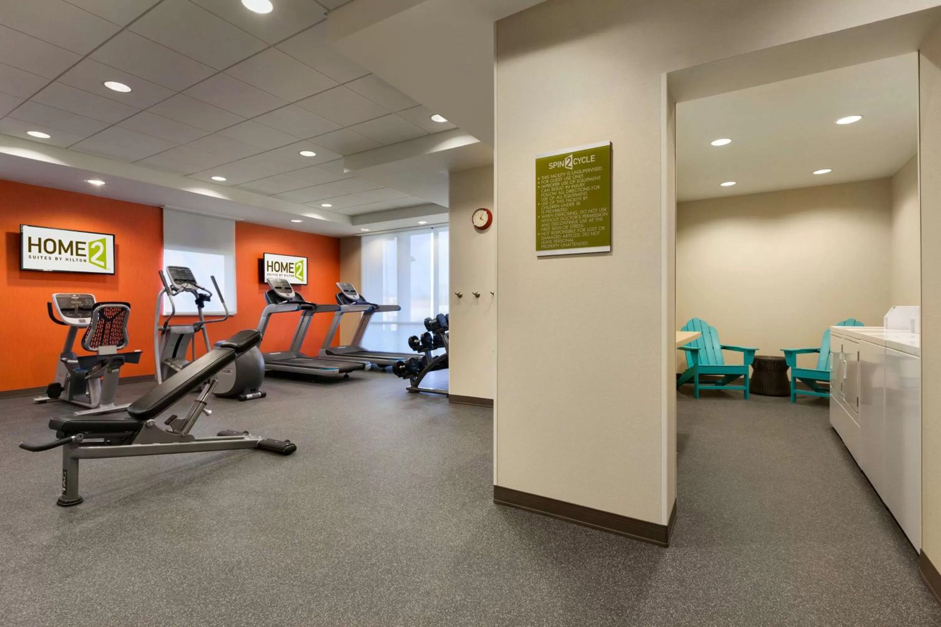 Fitness centre/facilities in Home2 Suites by Hilton Champaign/Urbana