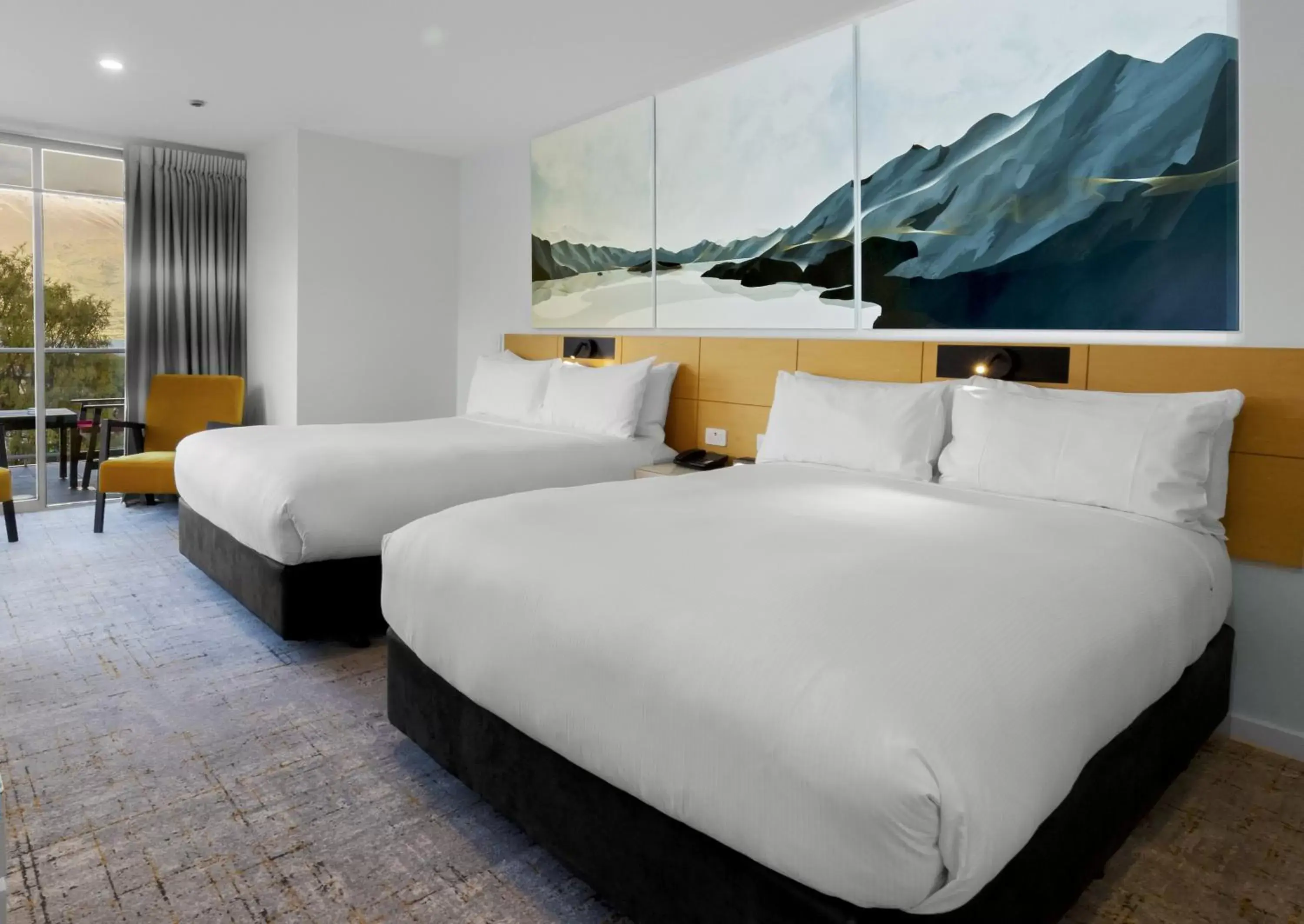 Bed in Scenic Suites Queenstown