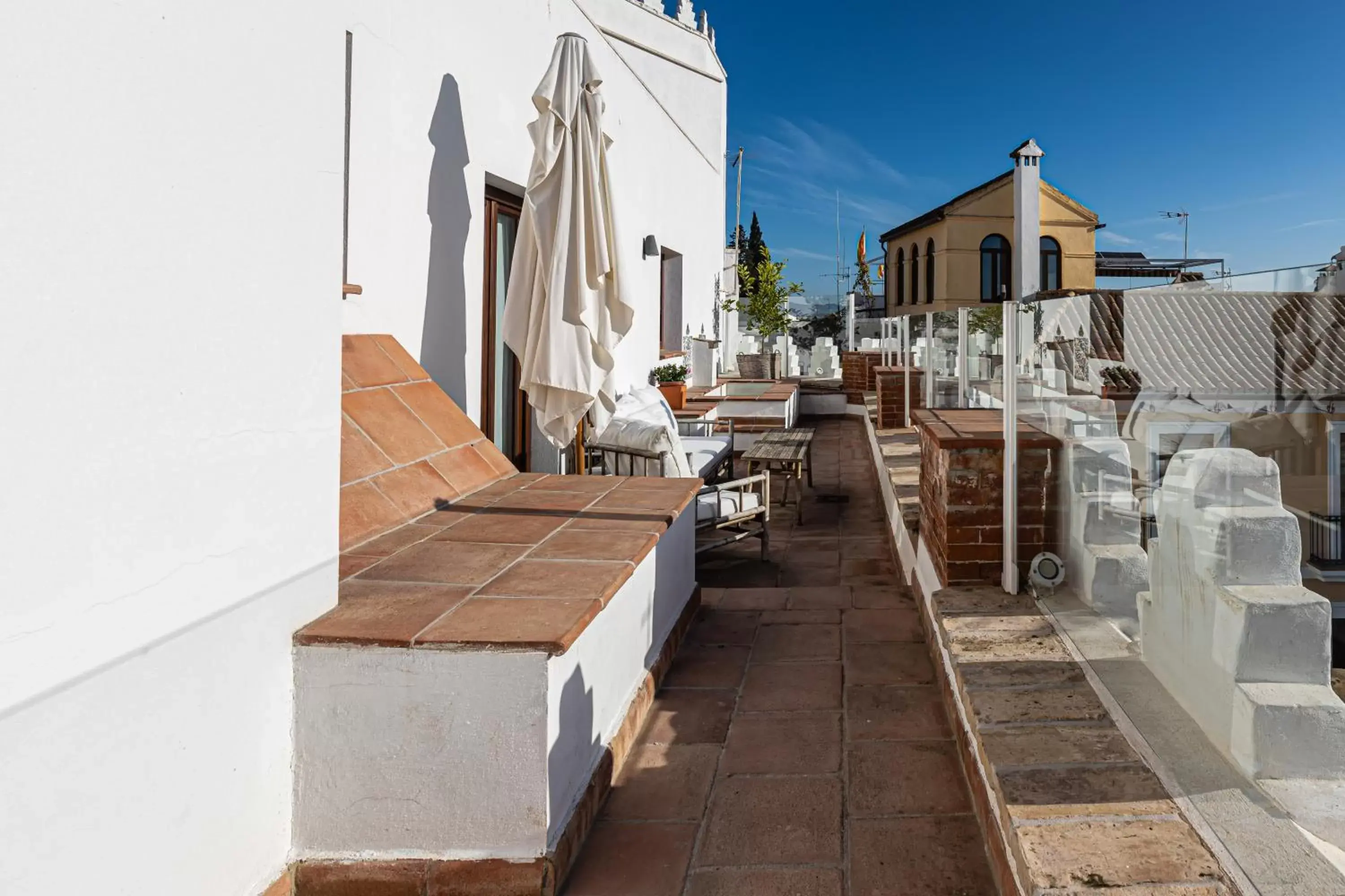 Balcony/Terrace in La Ermita Suites - Único Hotel Monumento de Córdoba