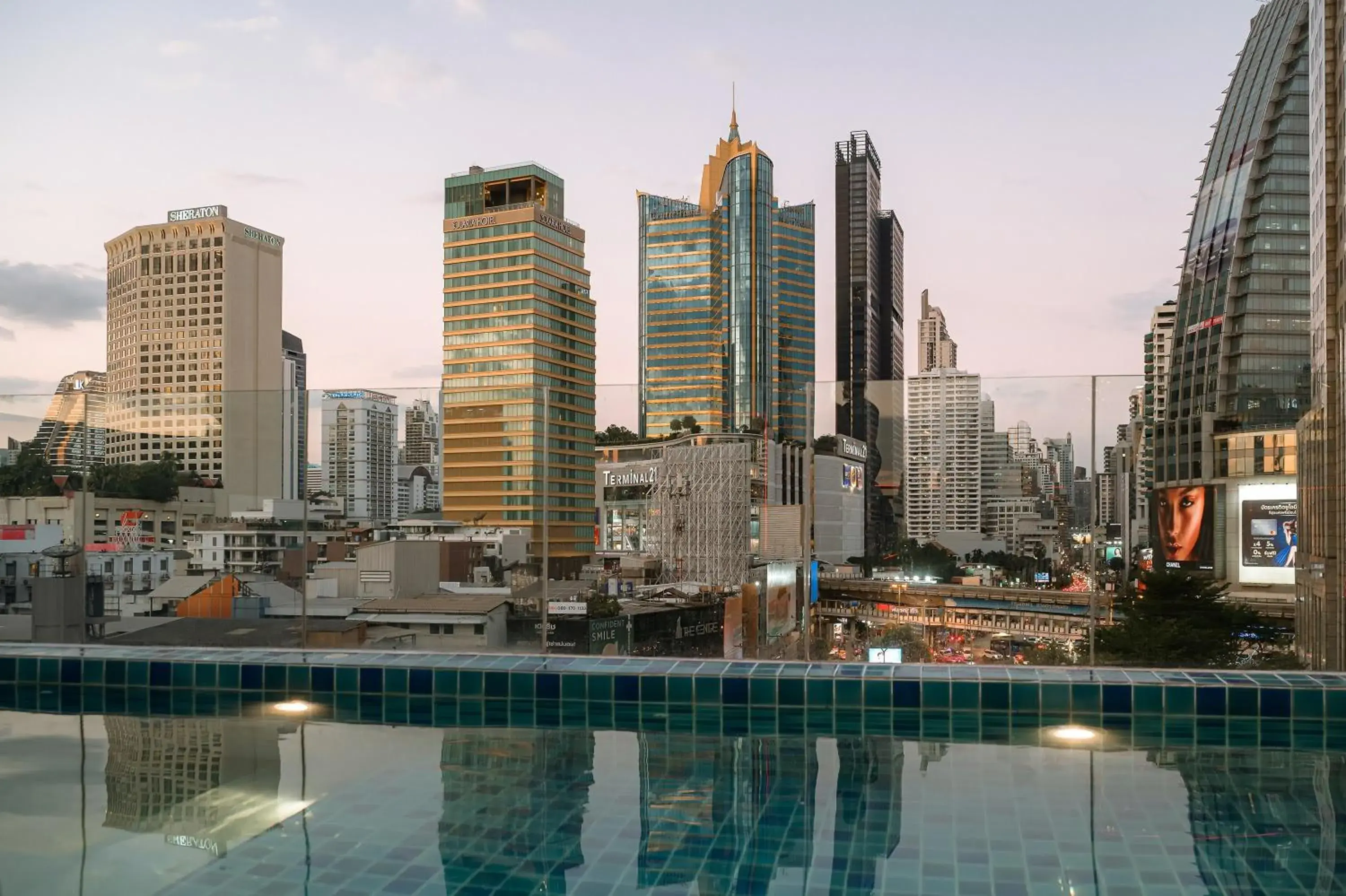 , Swimming Pool in Hotel Clover Asoke - SHA Extra Plus